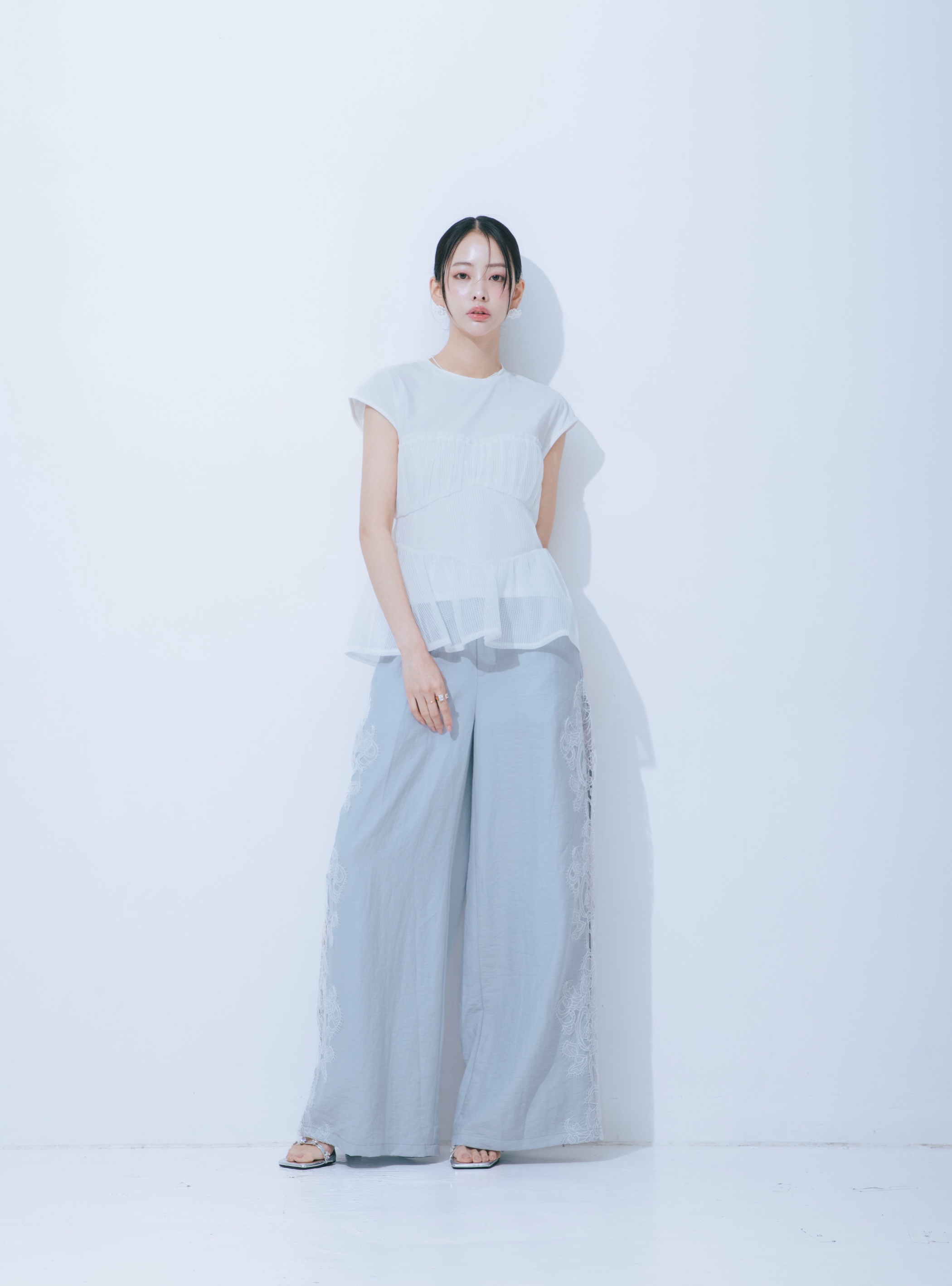 【JOUR by Crayme,】Side Lace Pants