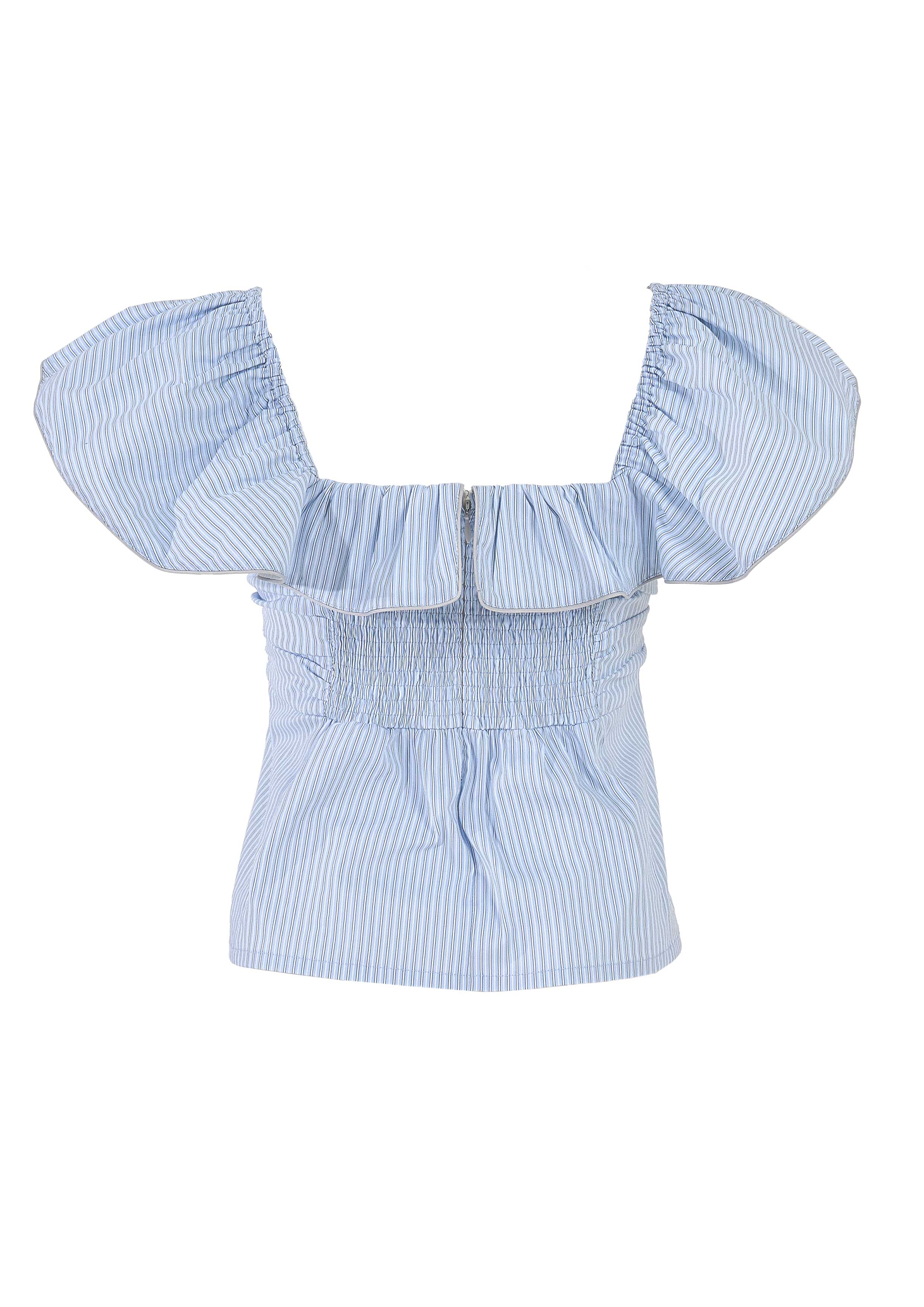 【JOUR by Crayme,】2way Frill Shirt Tops