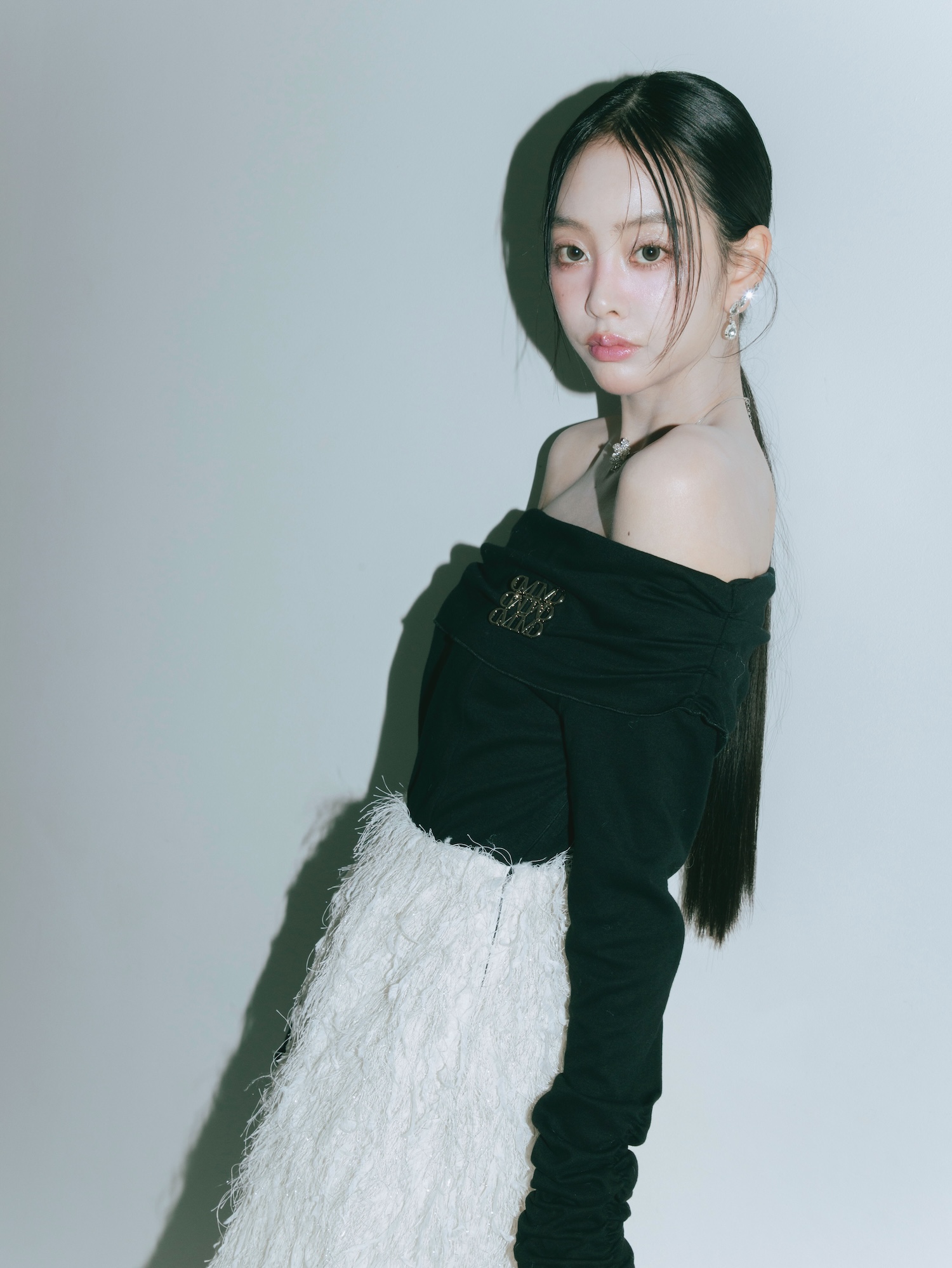 Volume Feather Dress