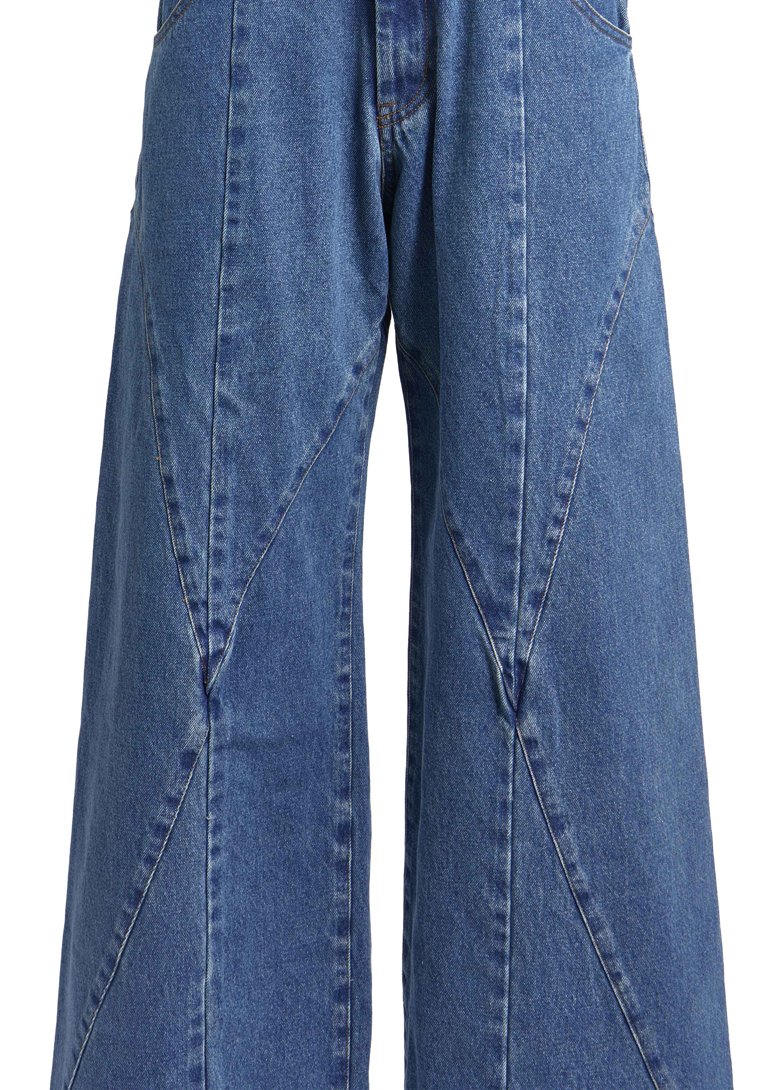 Stitch Line Denim Pants