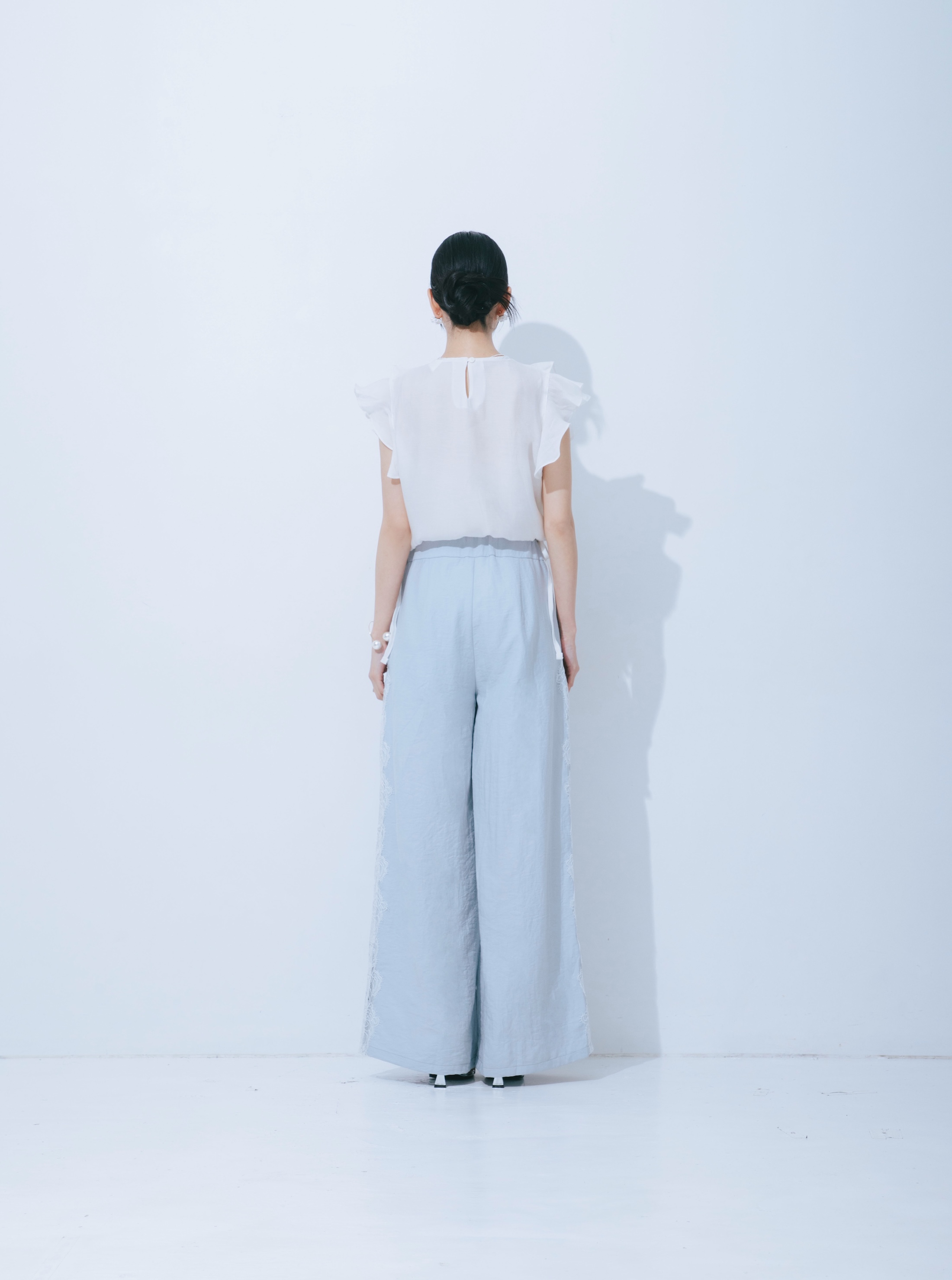 【JOUR by Crayme,】Side Lace Pants