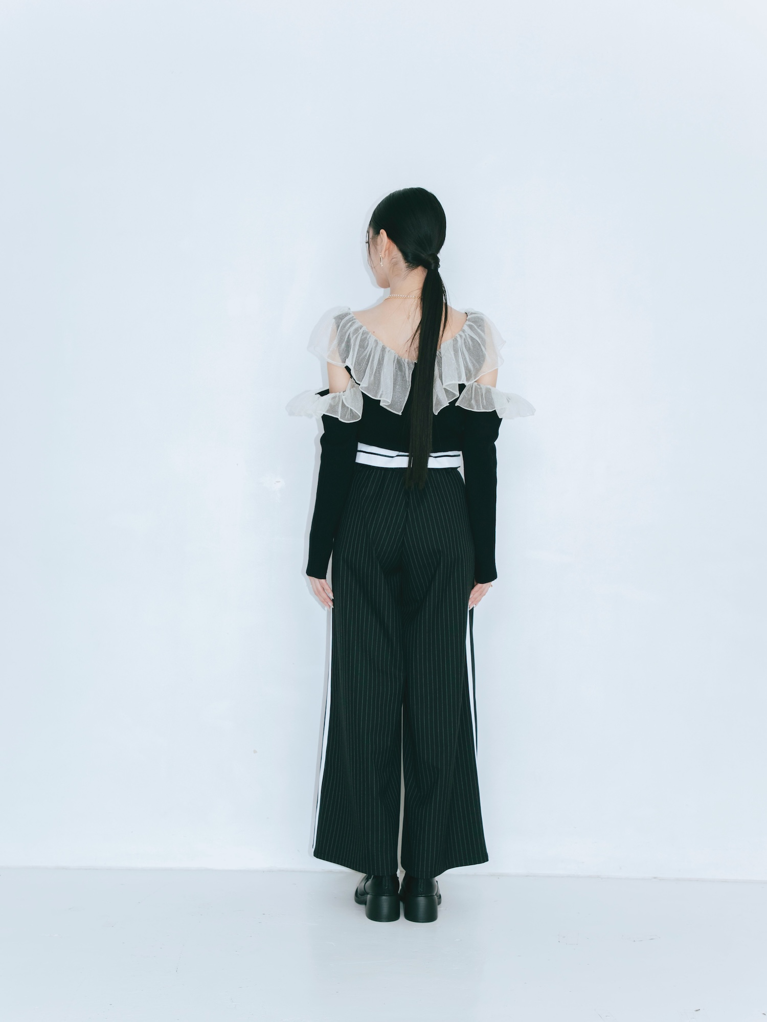 【JOUR by Crayme,】Flap Line Wide Pants