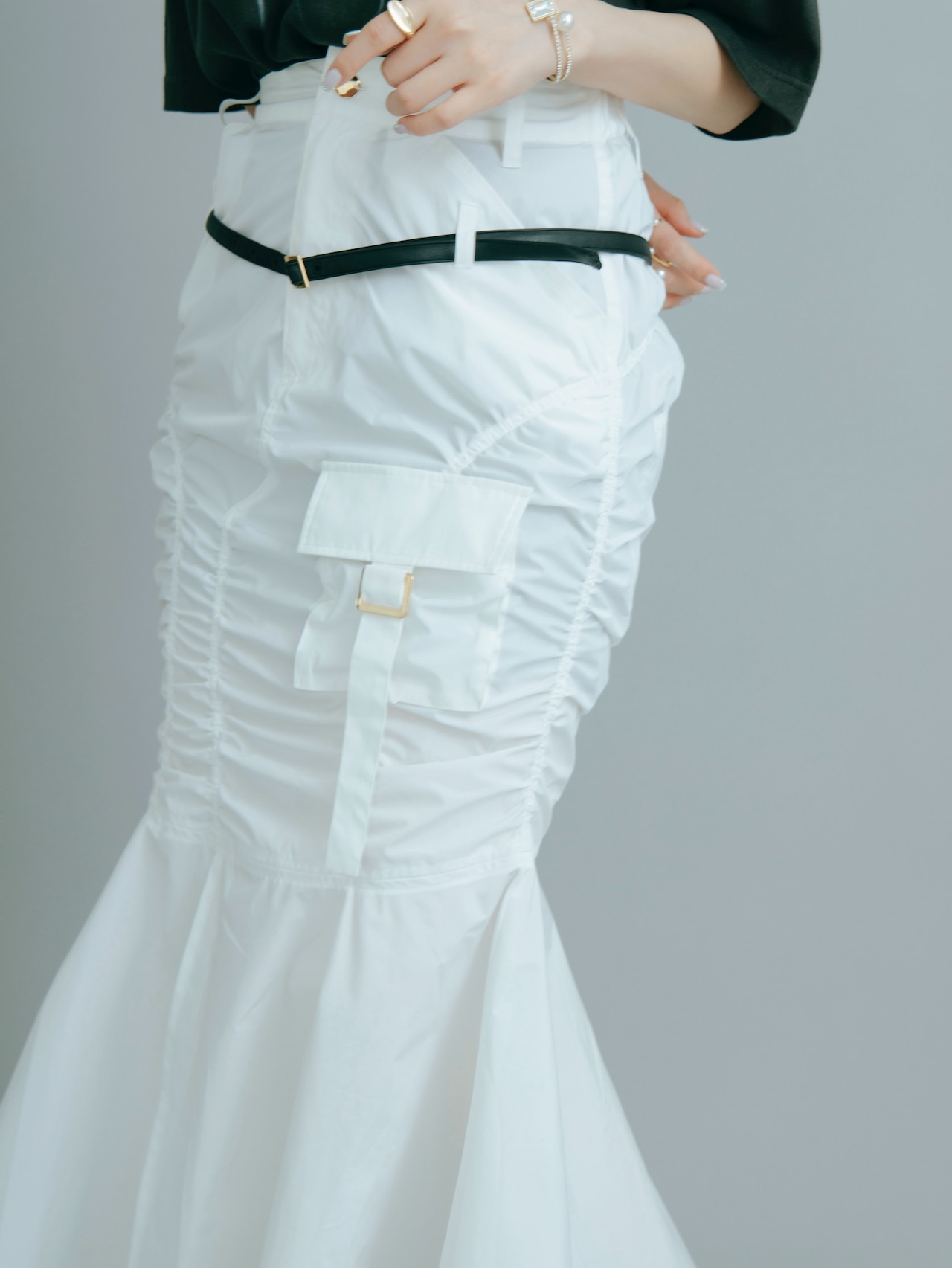 Gather Cargo Skirt