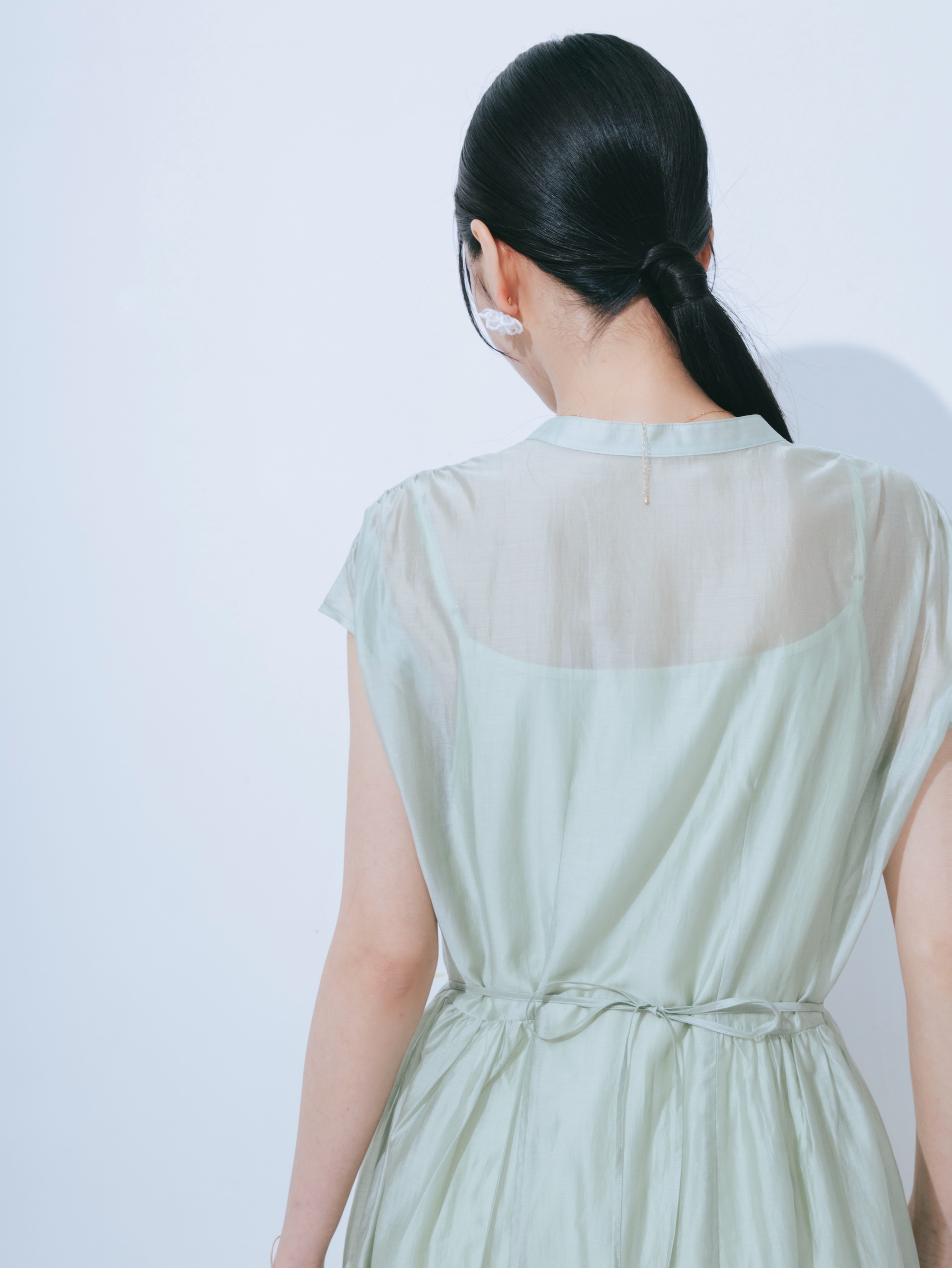 【JOUR by Crayme,】Airy Cool Sheer Dress