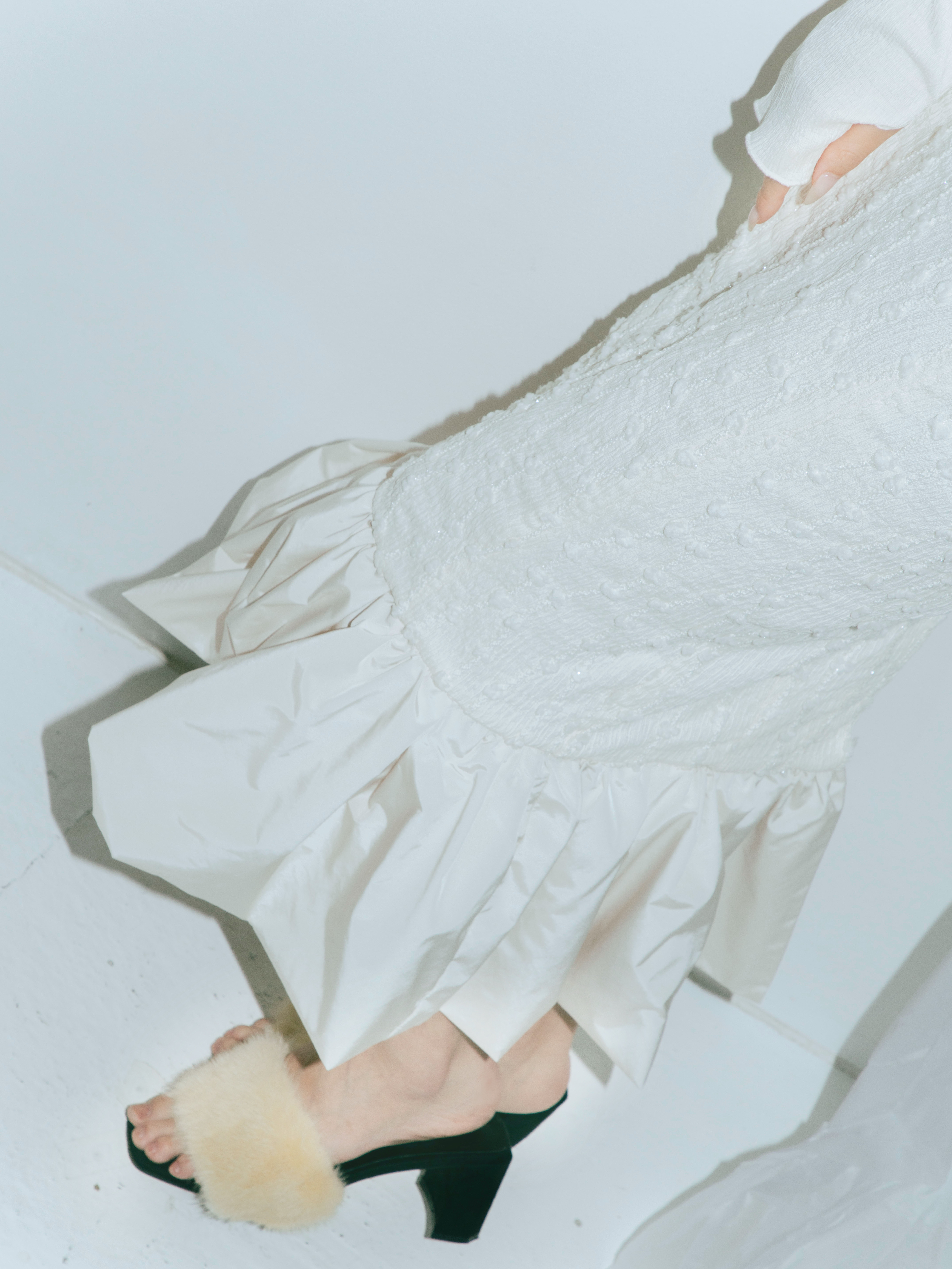 Whip Frill Fringe Dress Set