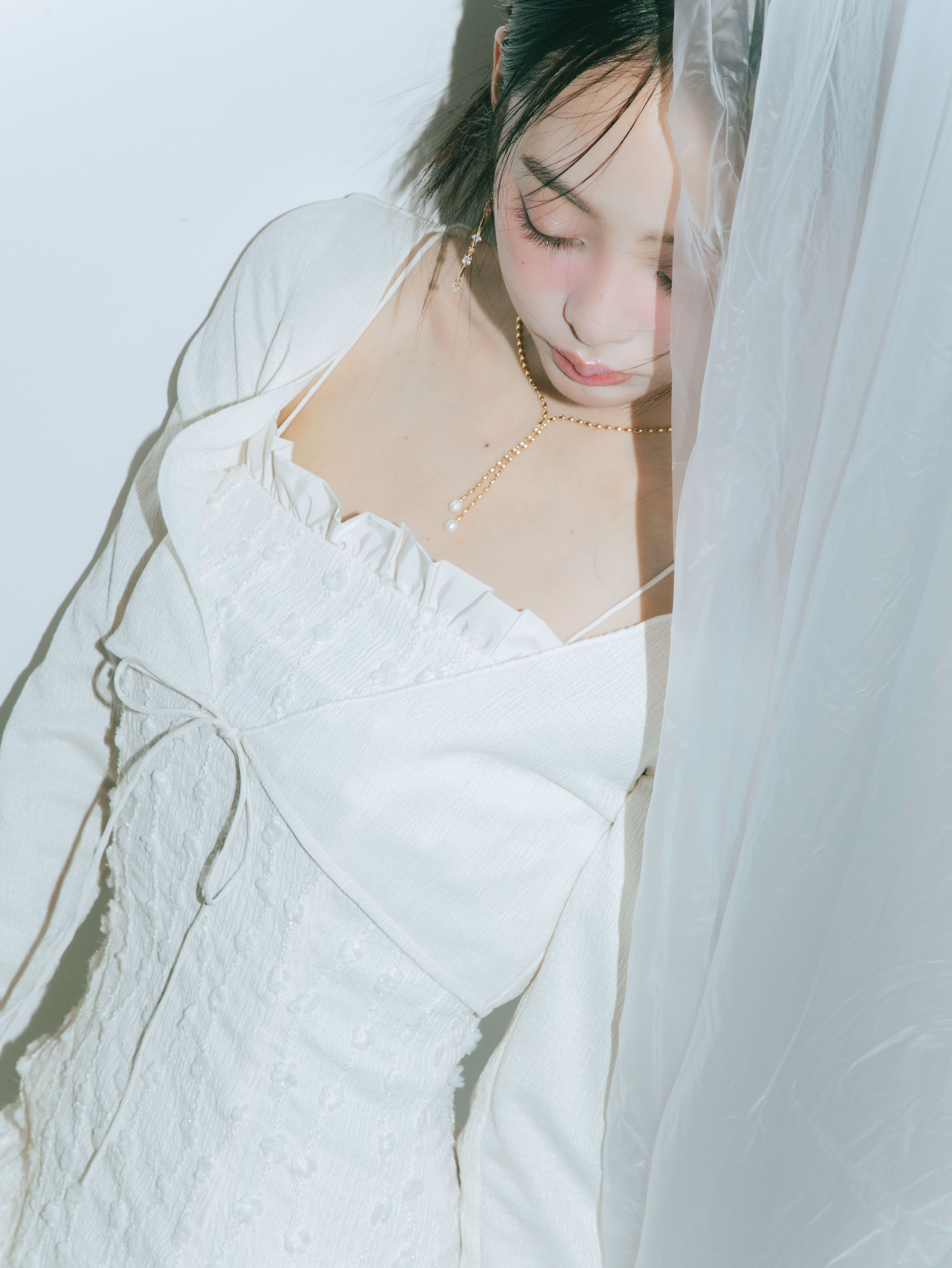 Whip Frill Fringe Dress Set