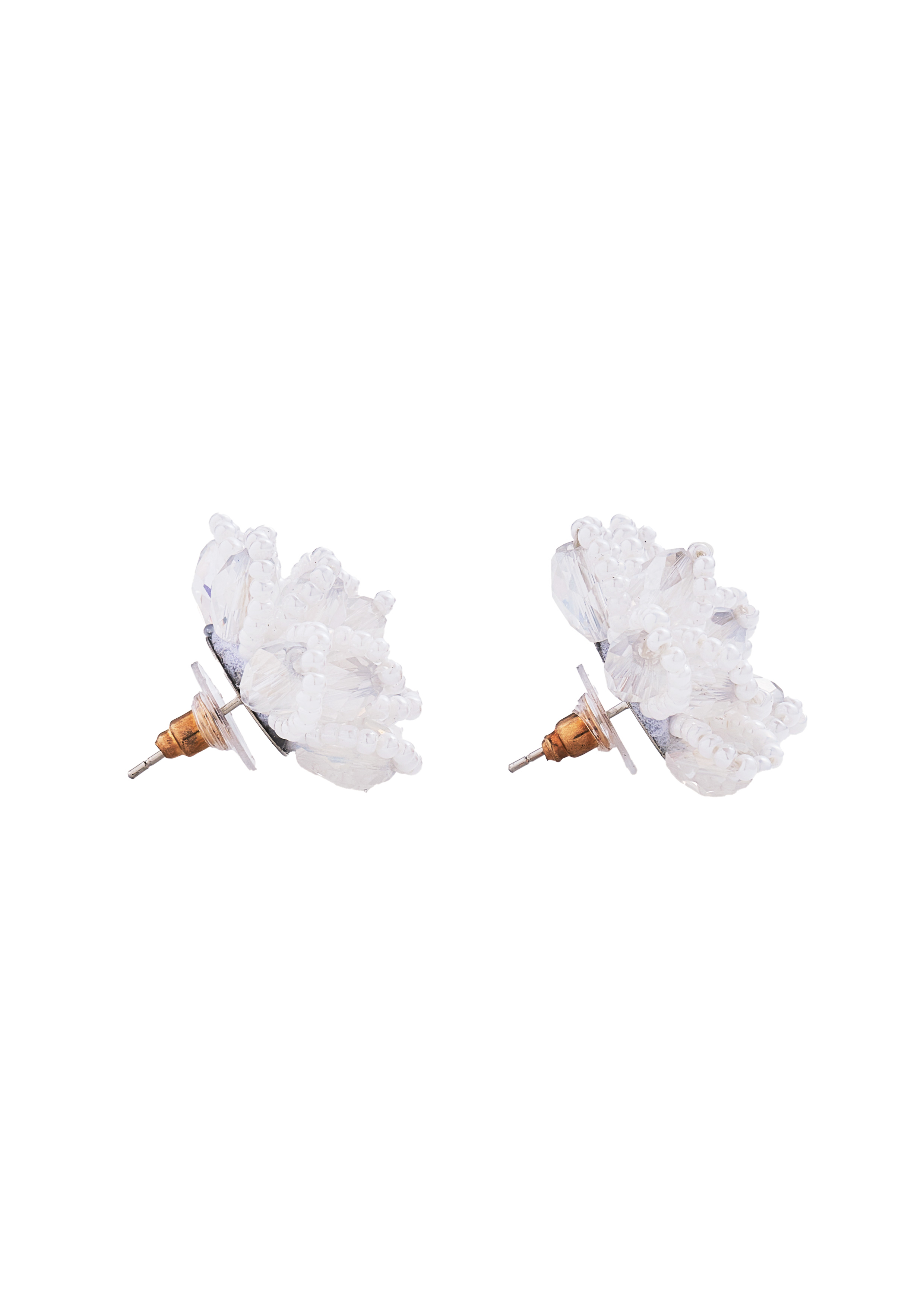 Crystal Flower Pierce