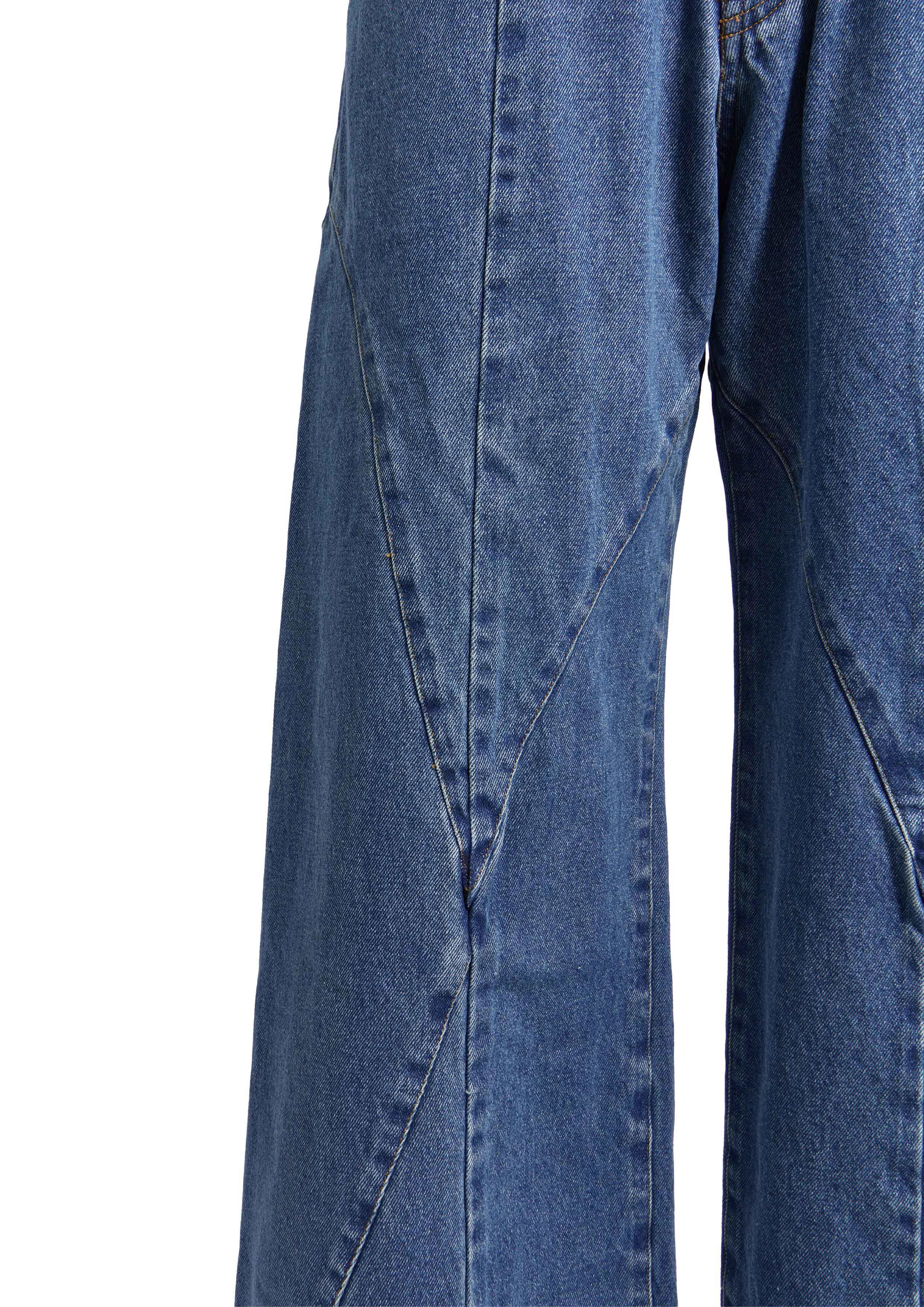 Stitch Line Denim Pants