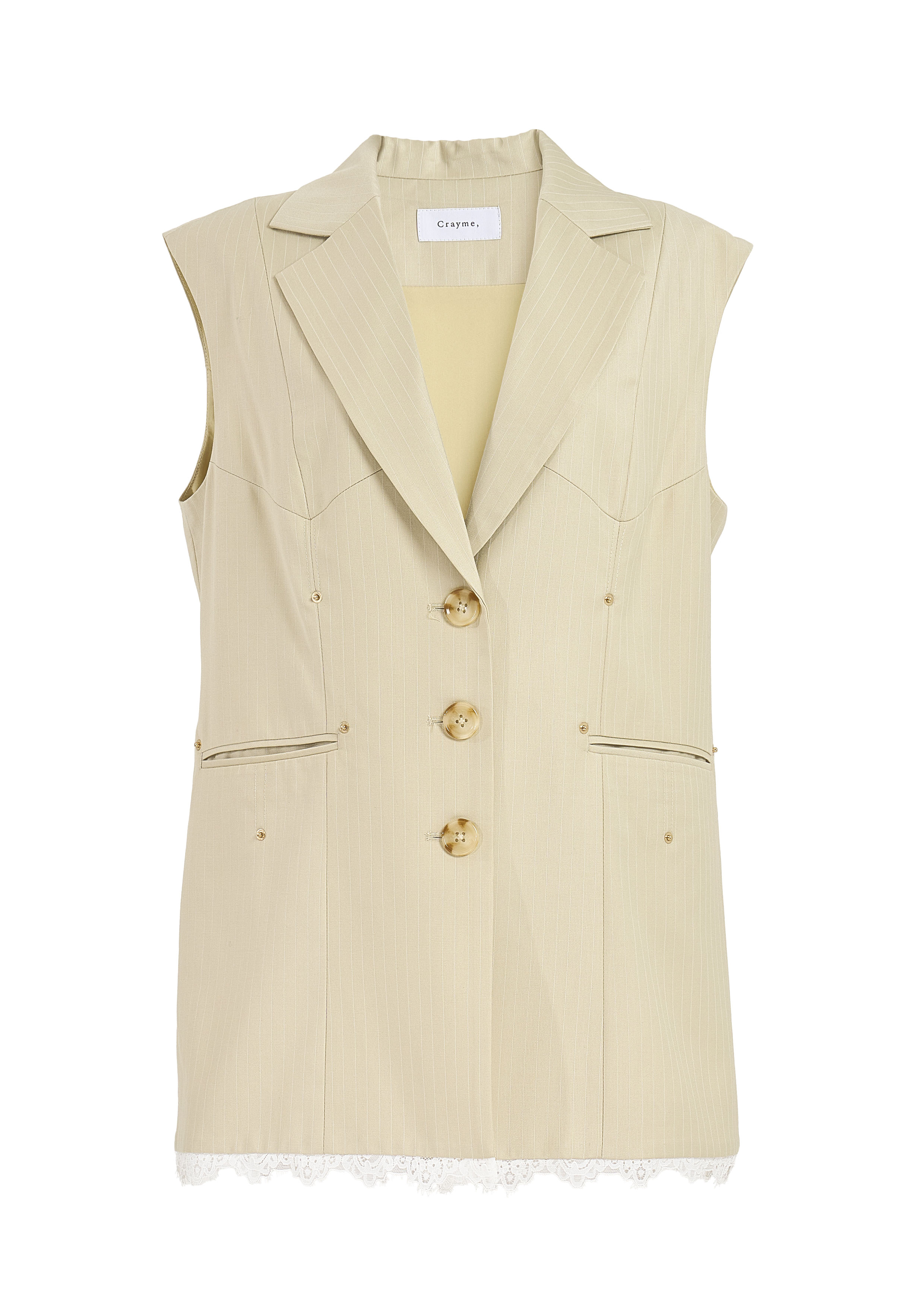 Hem Lace Gilet