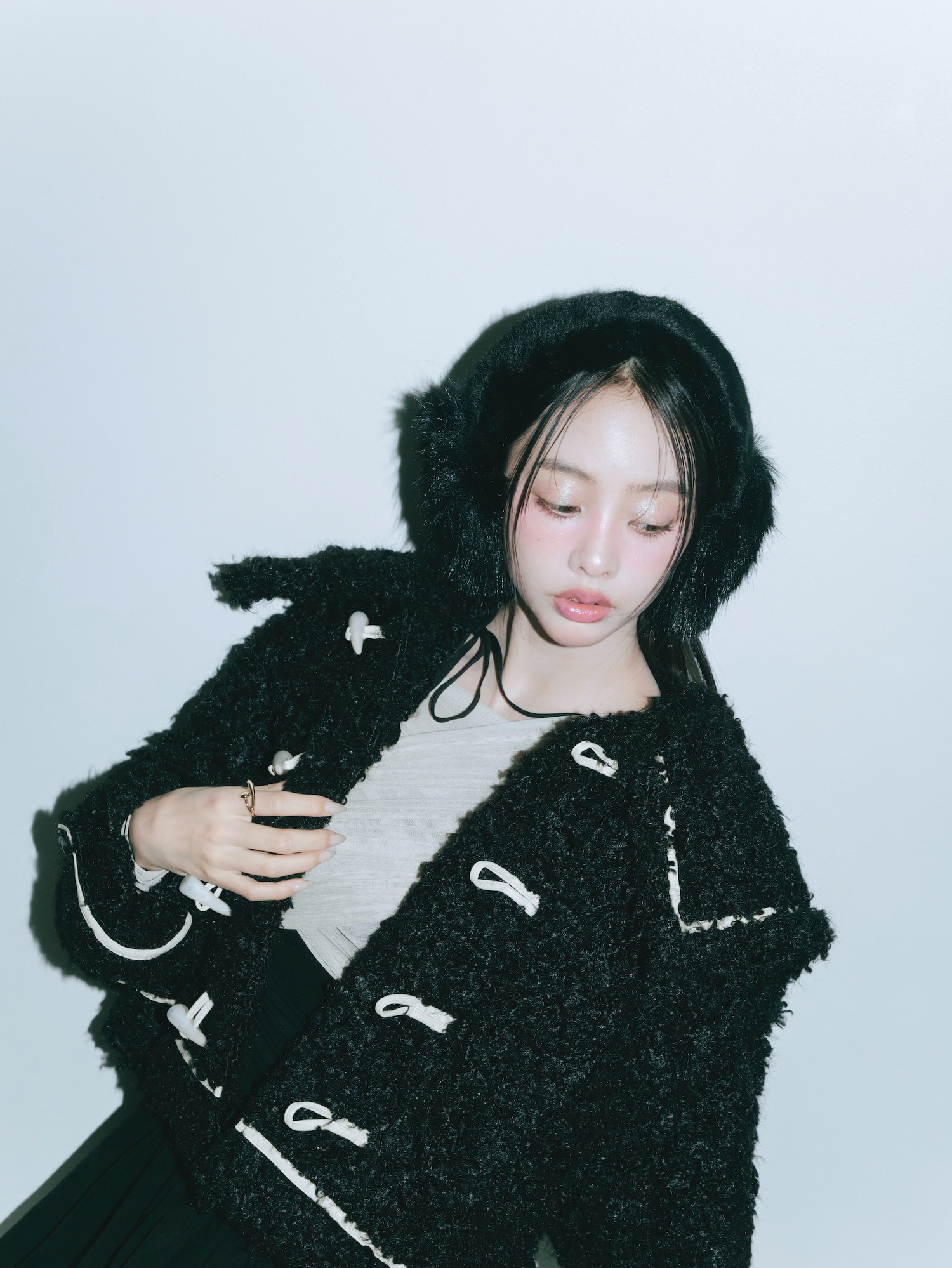 Poodle Boa Coat