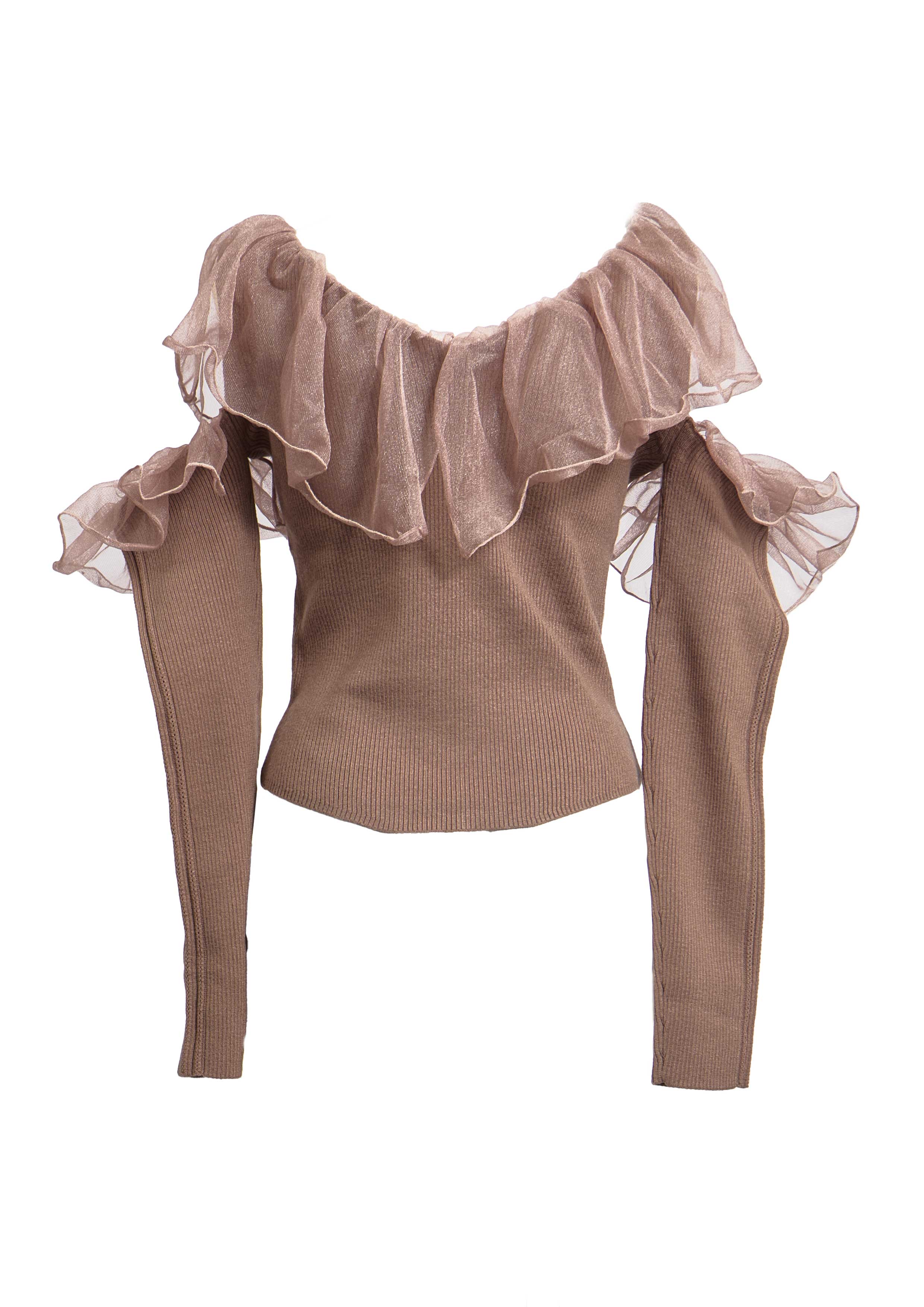 【JOUR by Crayme,】Fairy Frill Knit