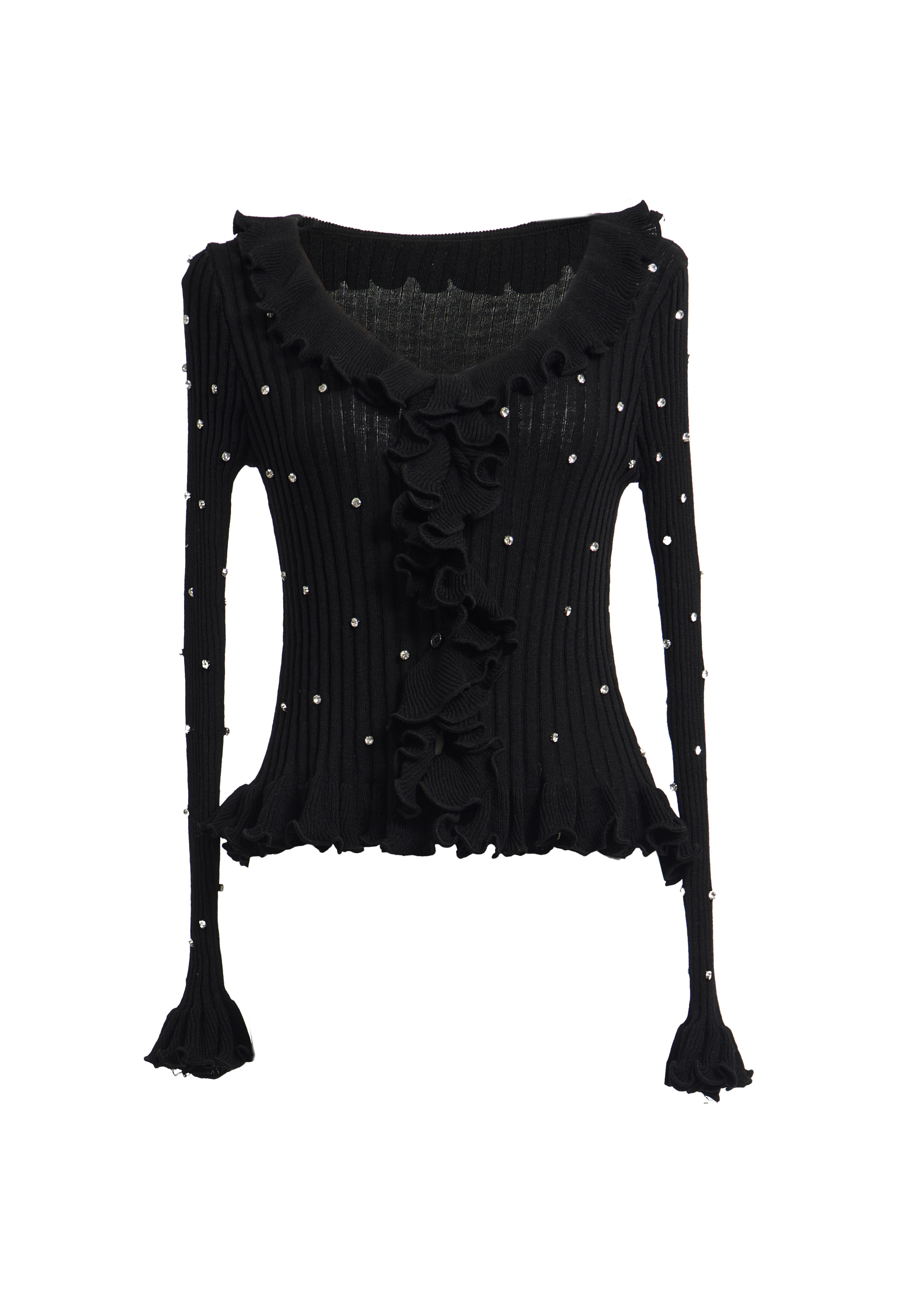 Ruffle Frill Bijou Knit