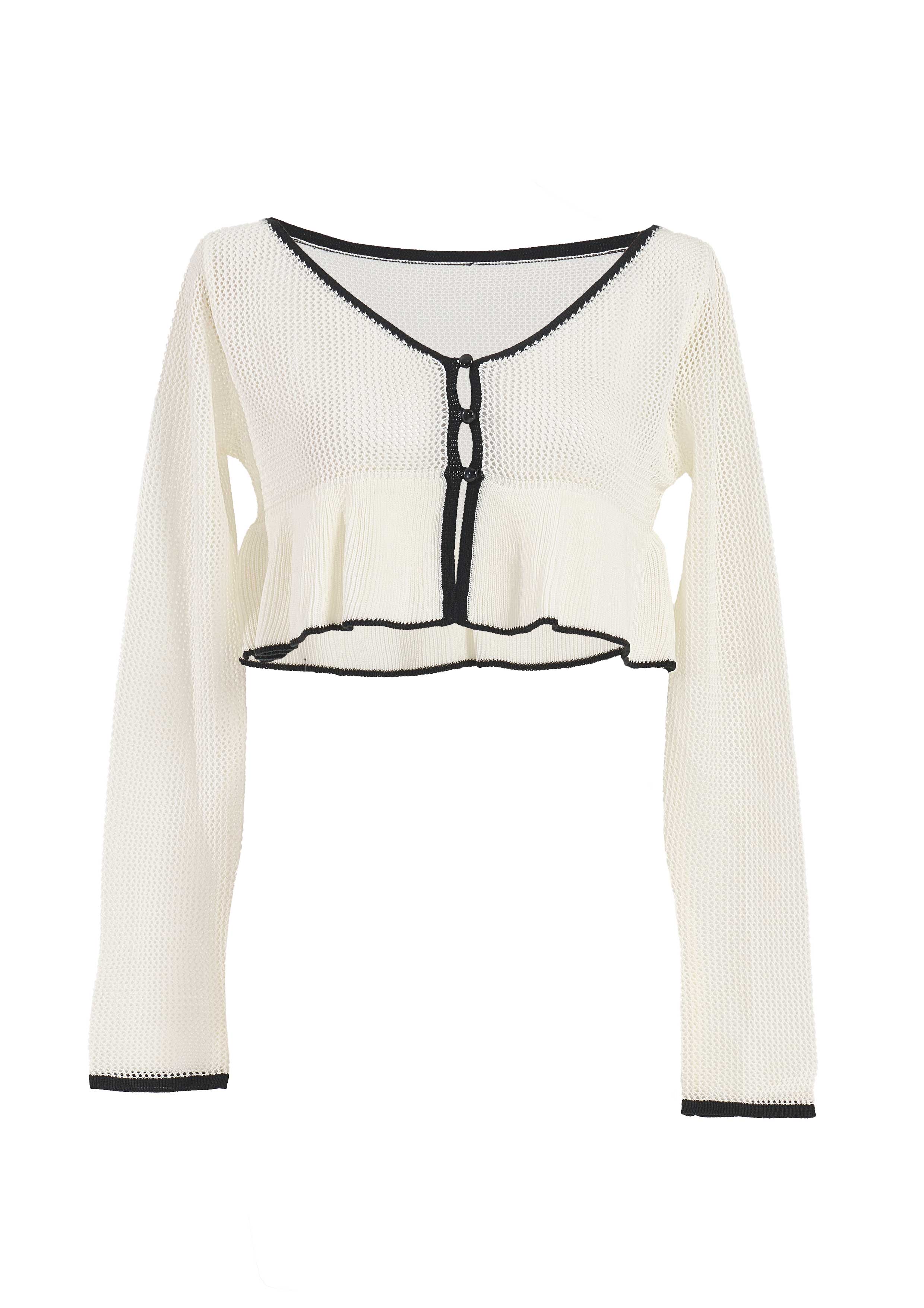 【JOUR by Crayme,】Crochet Knit Dress Set