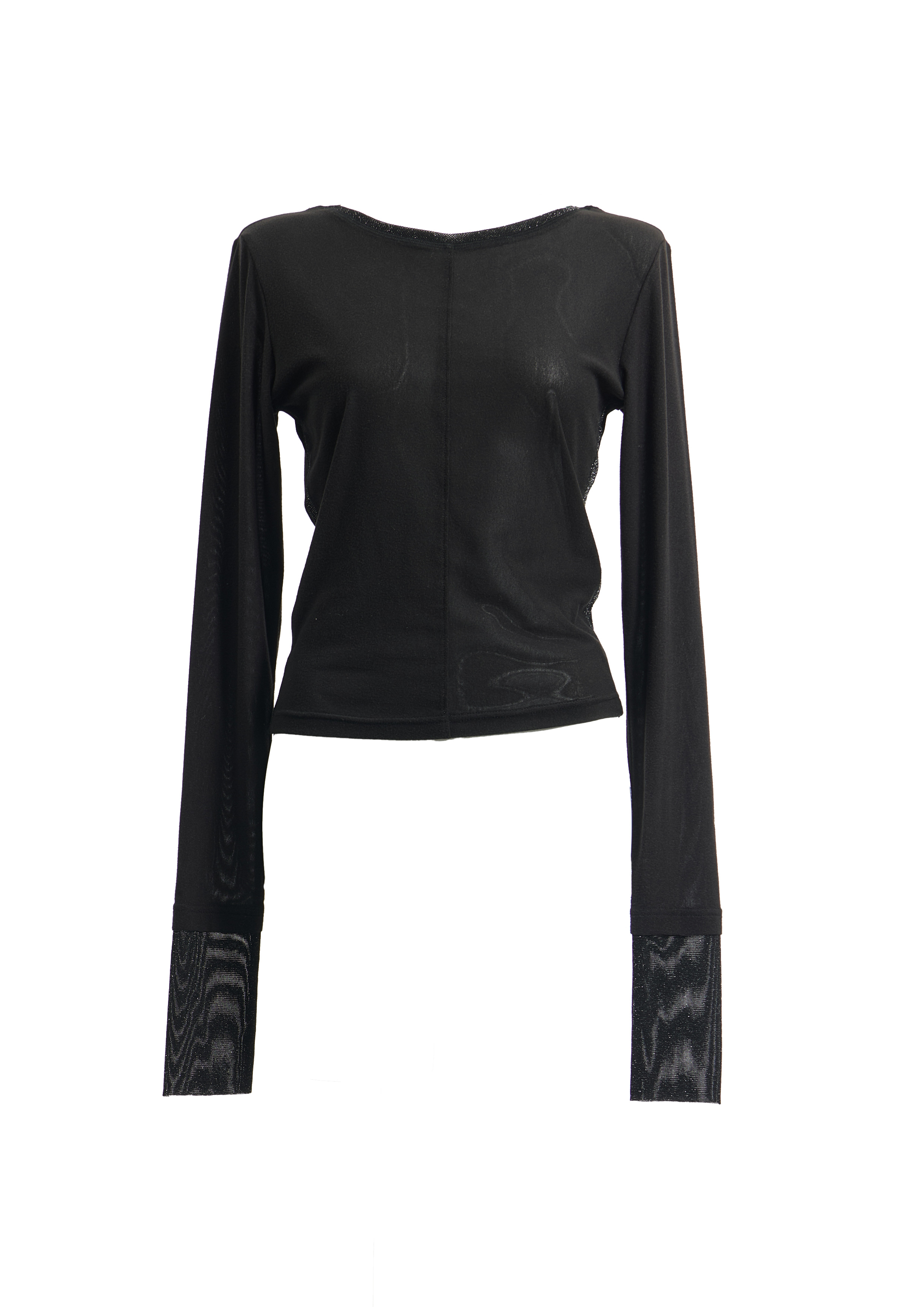 【JOUR by Crayme,】Mix Sheer Tops