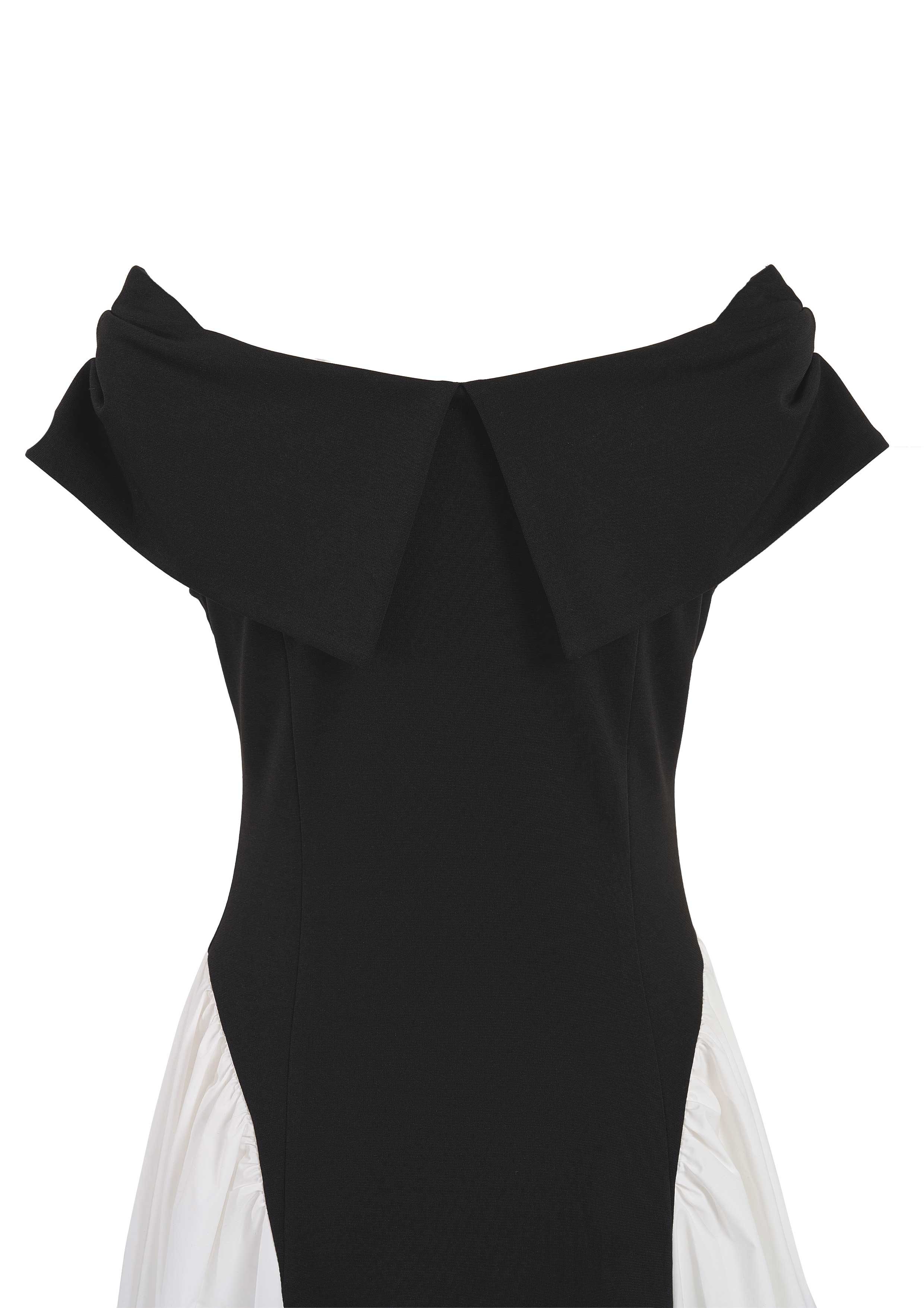 【JOUR by Crayme,】Ribbon Collar Dual Dress