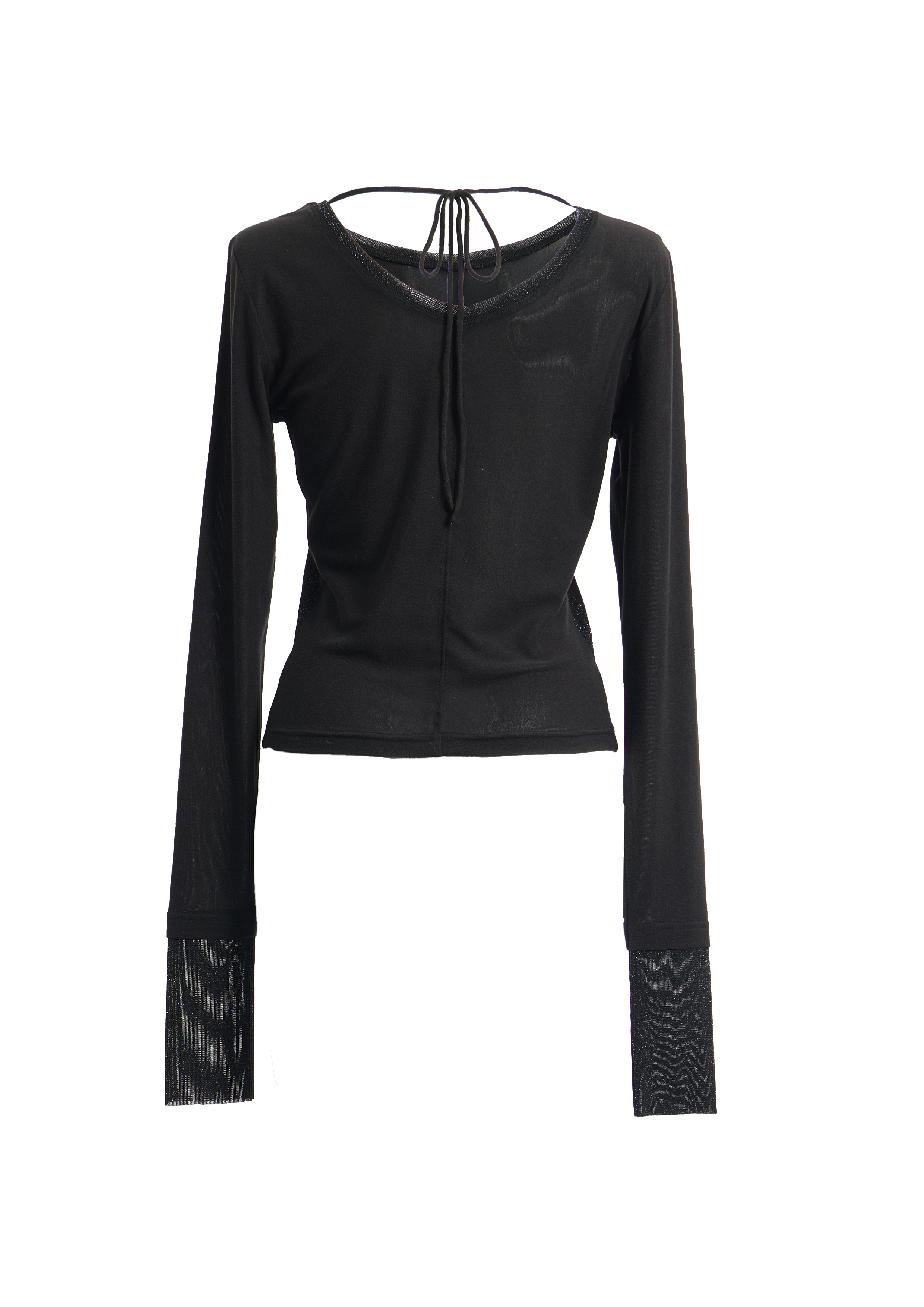 【JOUR by Crayme,】Mix Sheer Tops