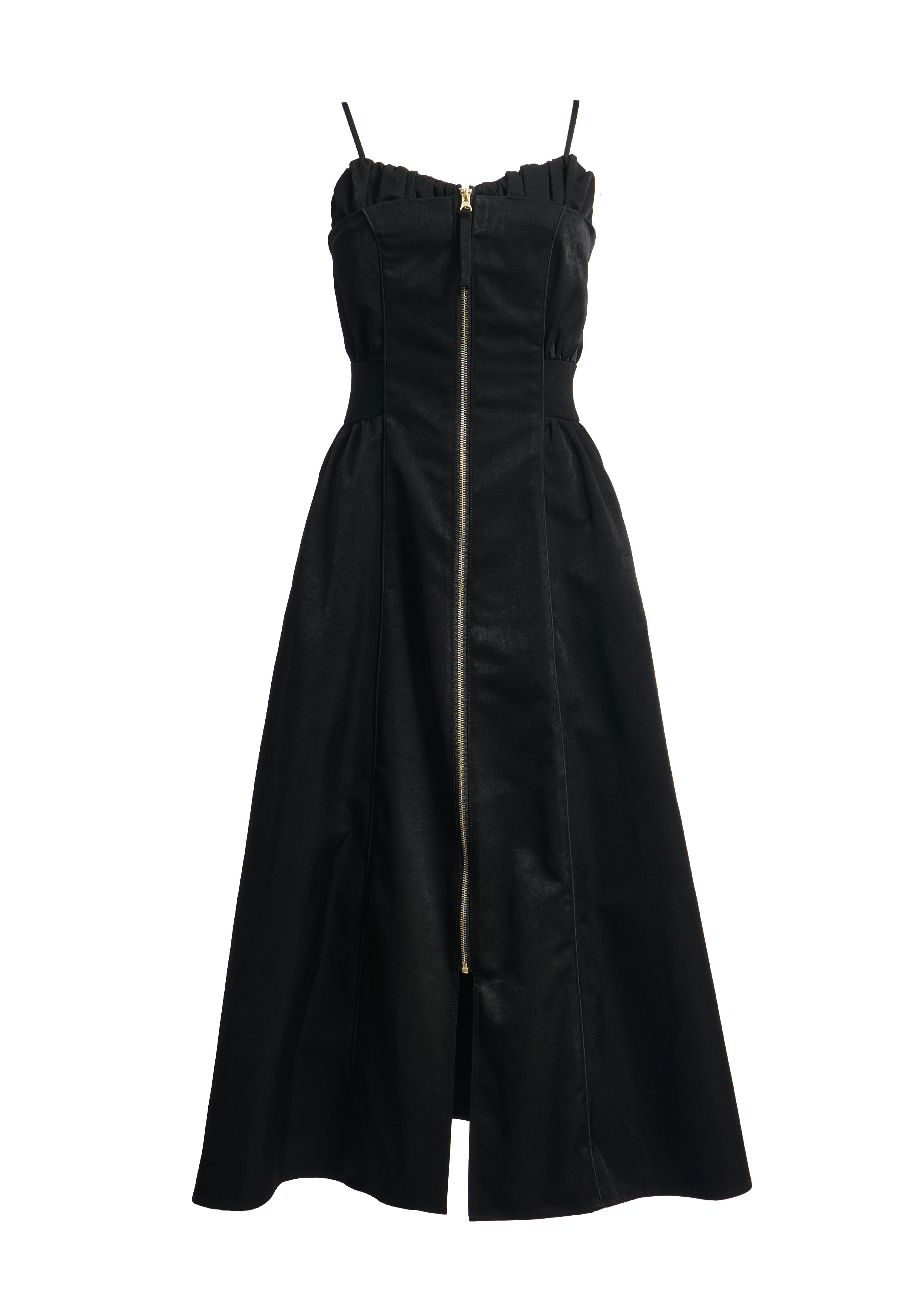 【JOUR by Crayme,】Front Zip Line Dress Set