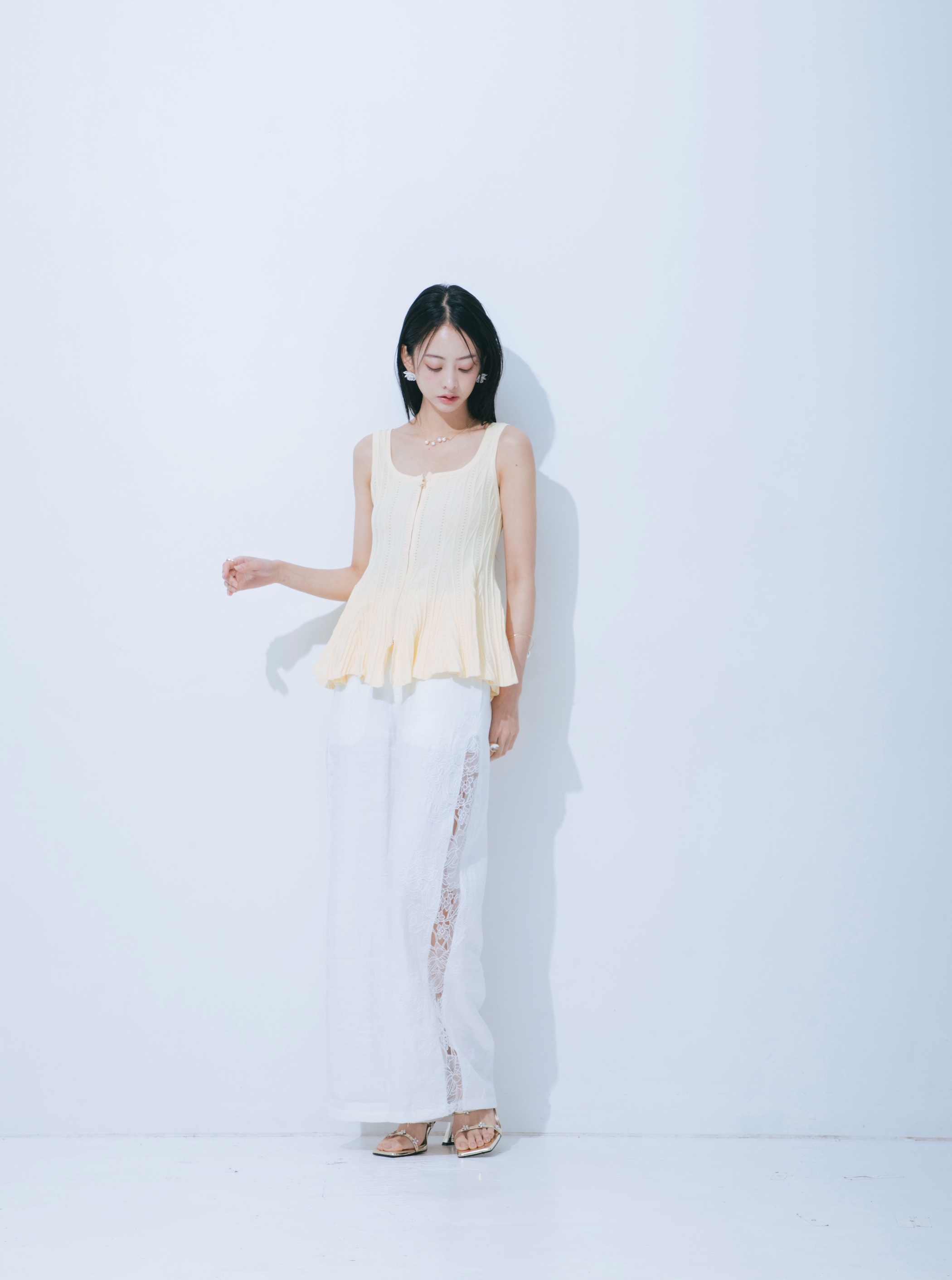 【JOUR by Crayme,】Side Lace Pants