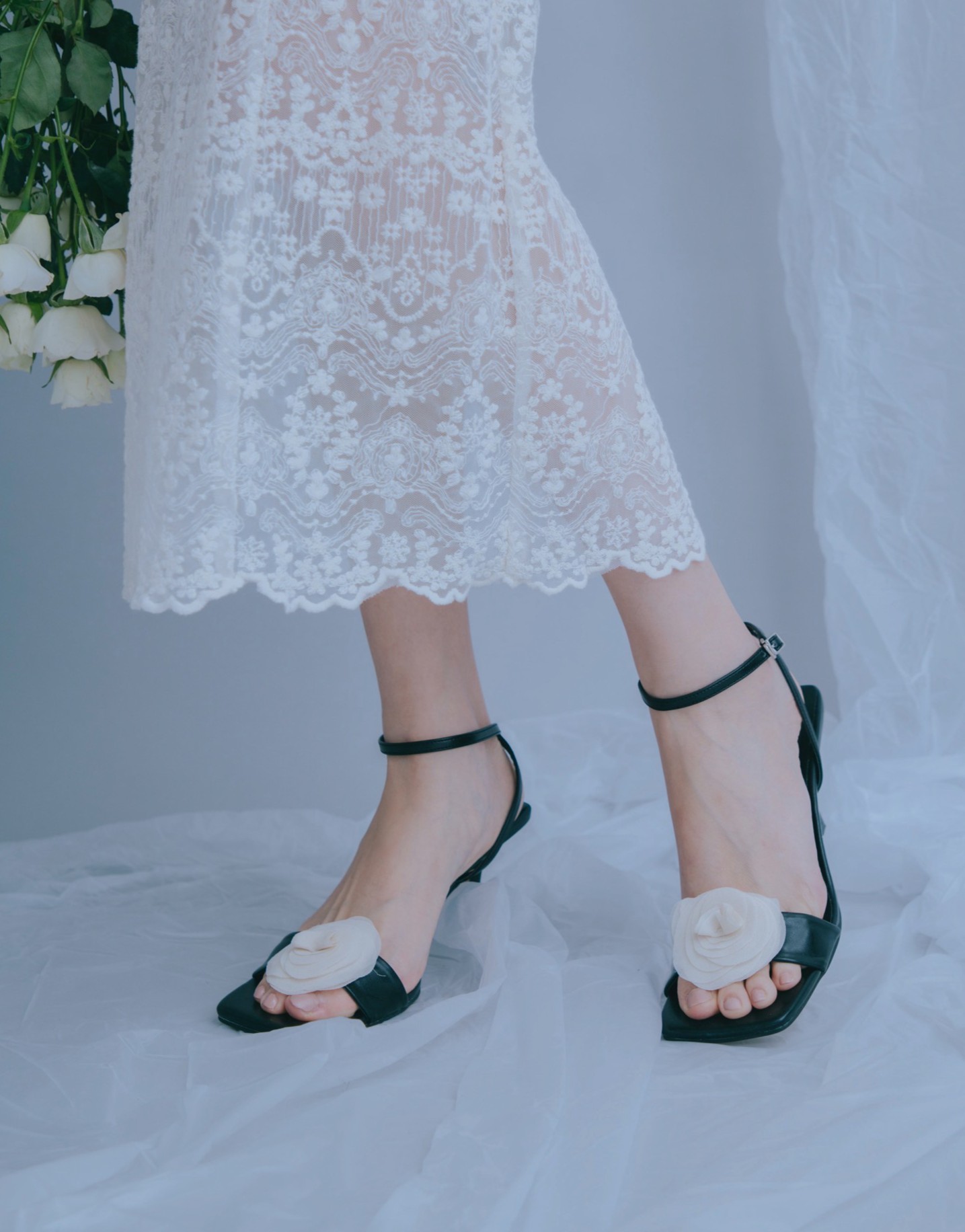 A Single Rose Sandals