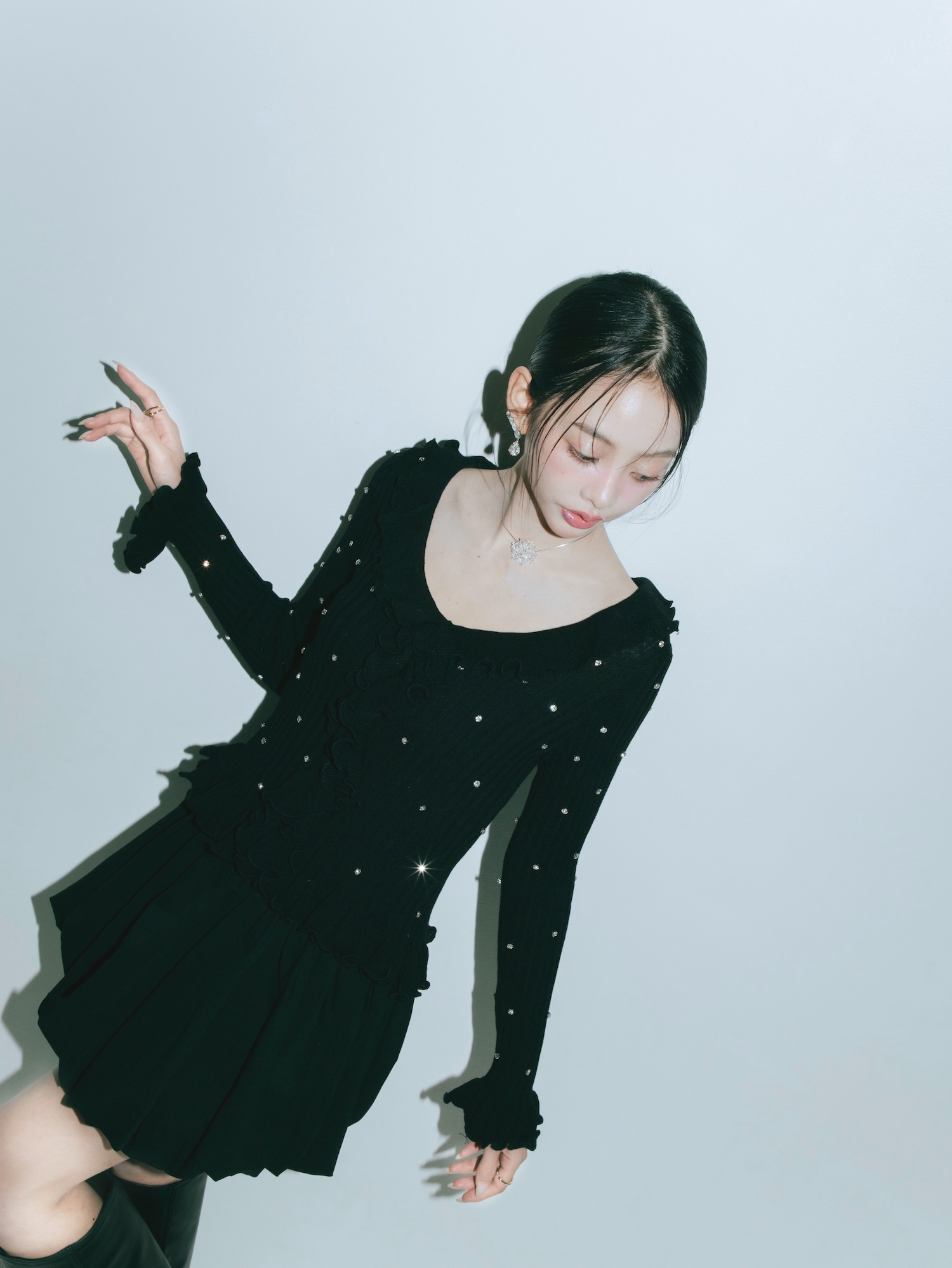 Ruffle Frill Bijou Knit