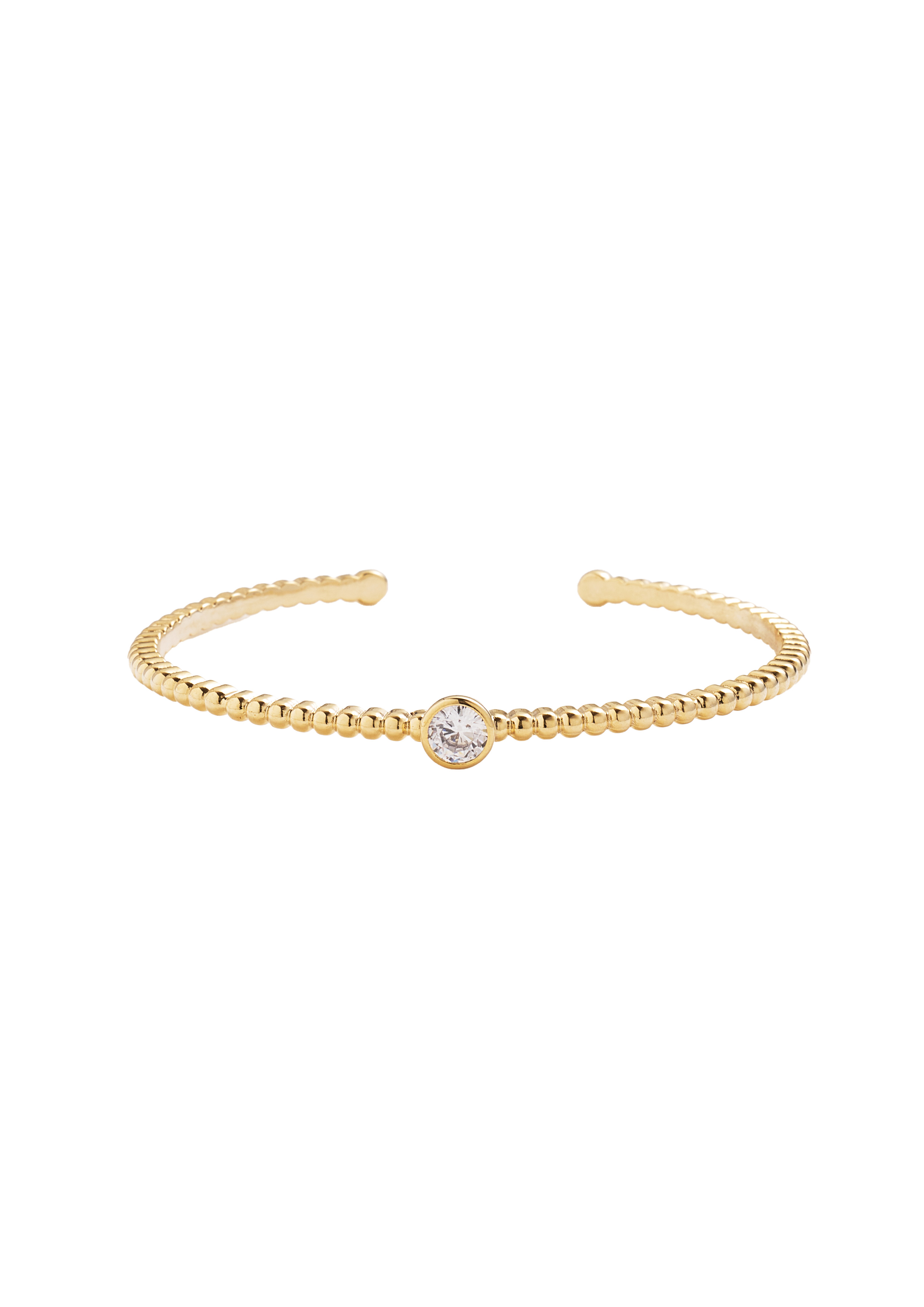 Ball Line Gem Bangle