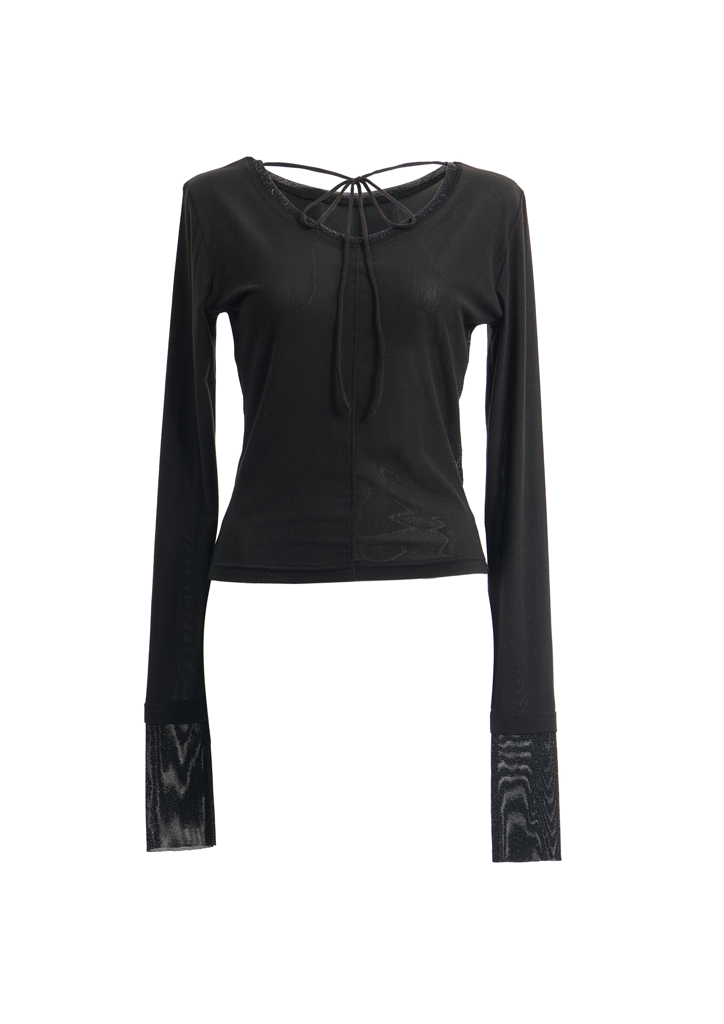 【JOUR by Crayme,】Mix Sheer Tops