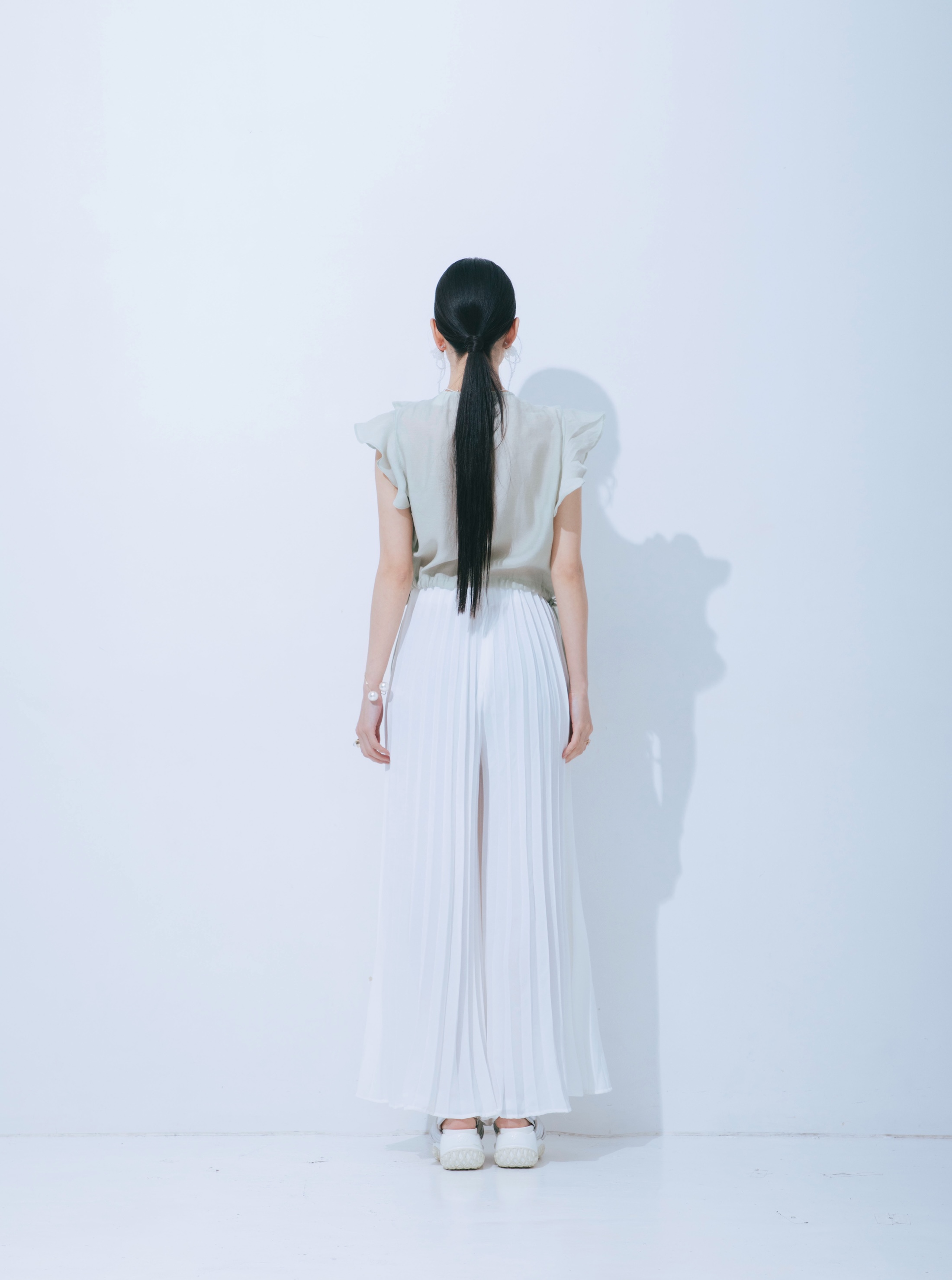 【JOUR by Crayme,】Pleats Flare Pants