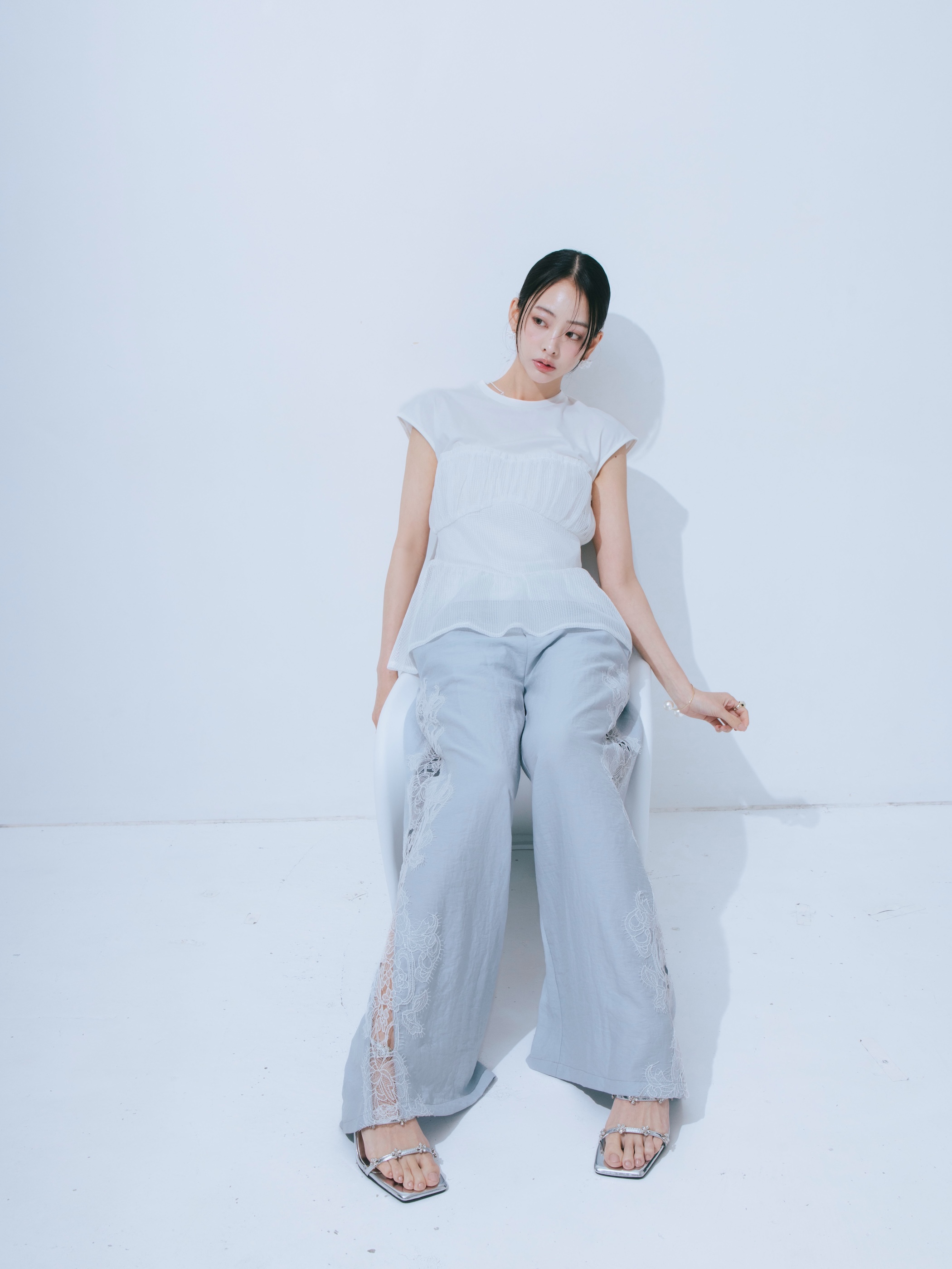 【JOUR by Crayme,】Airy Cool Bistier Tops