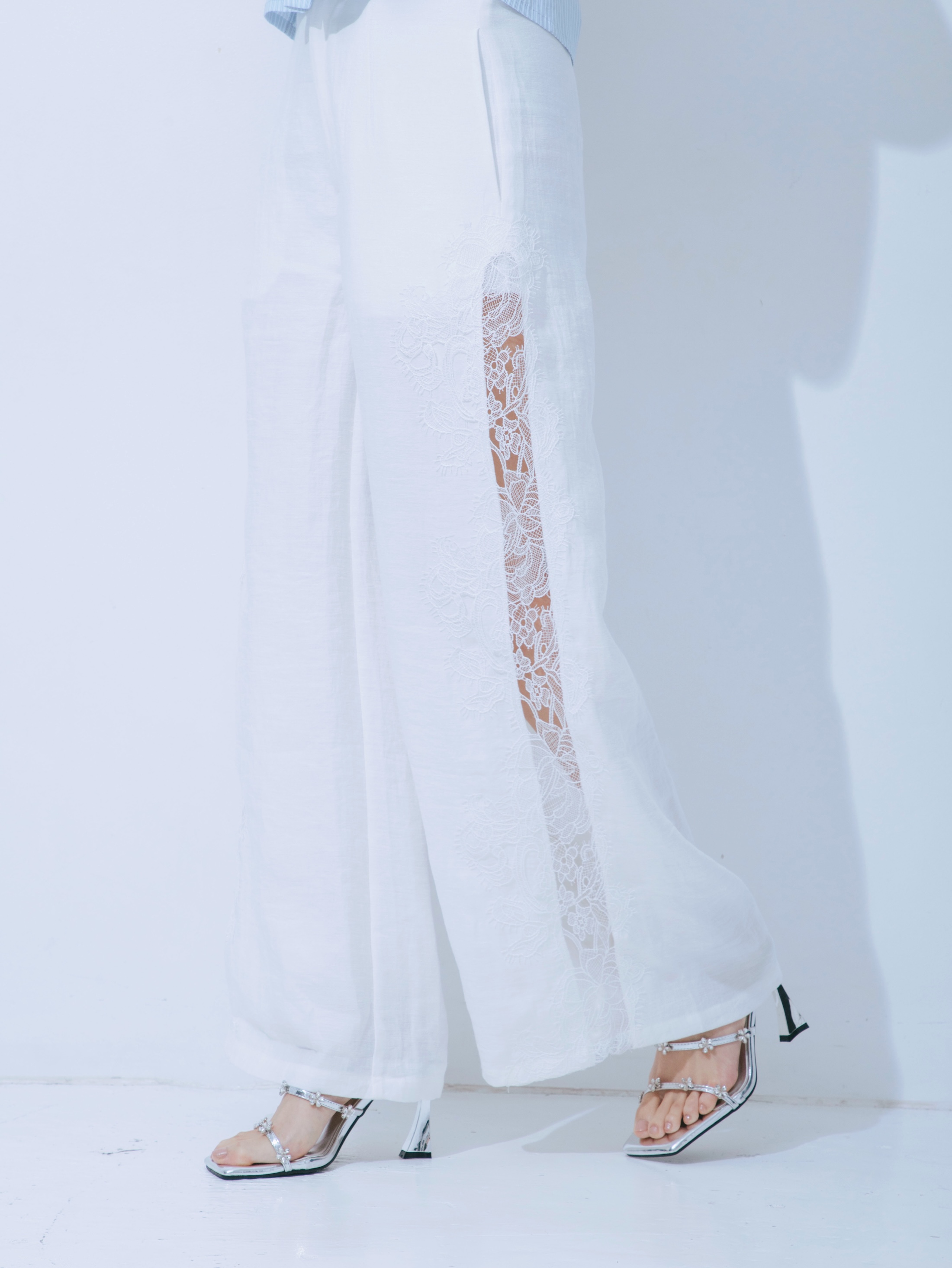 【JOUR by Crayme,】Side Lace Pants
