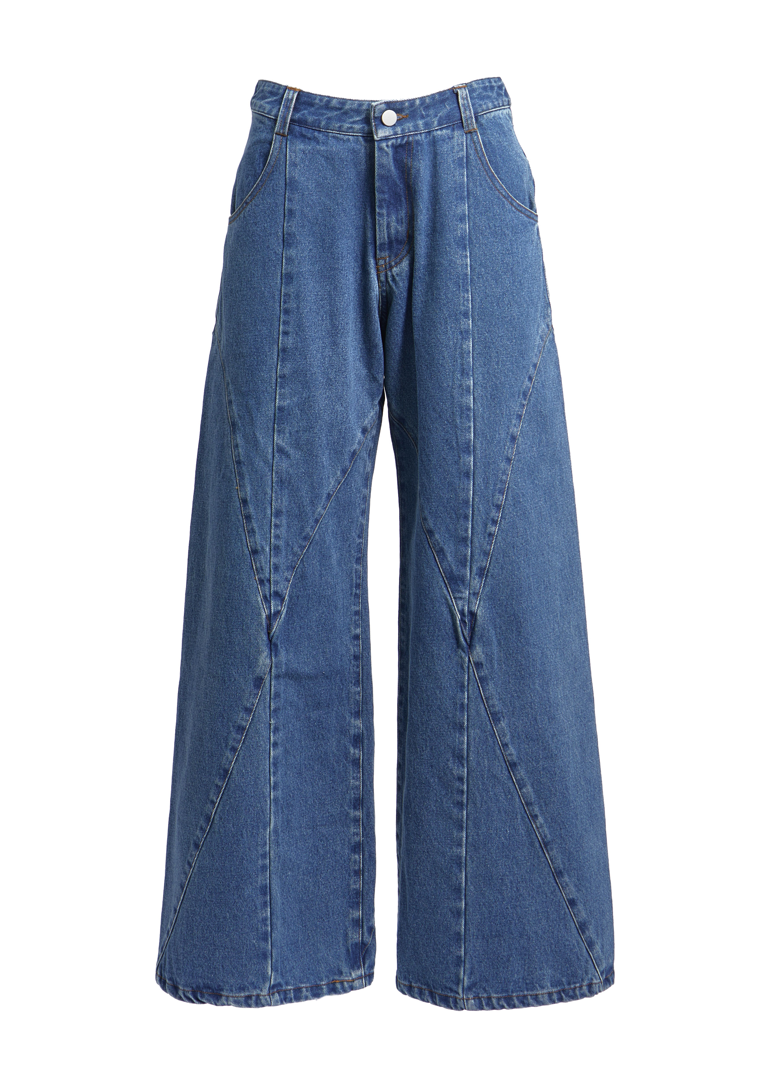 Stitch Line Denim Pants