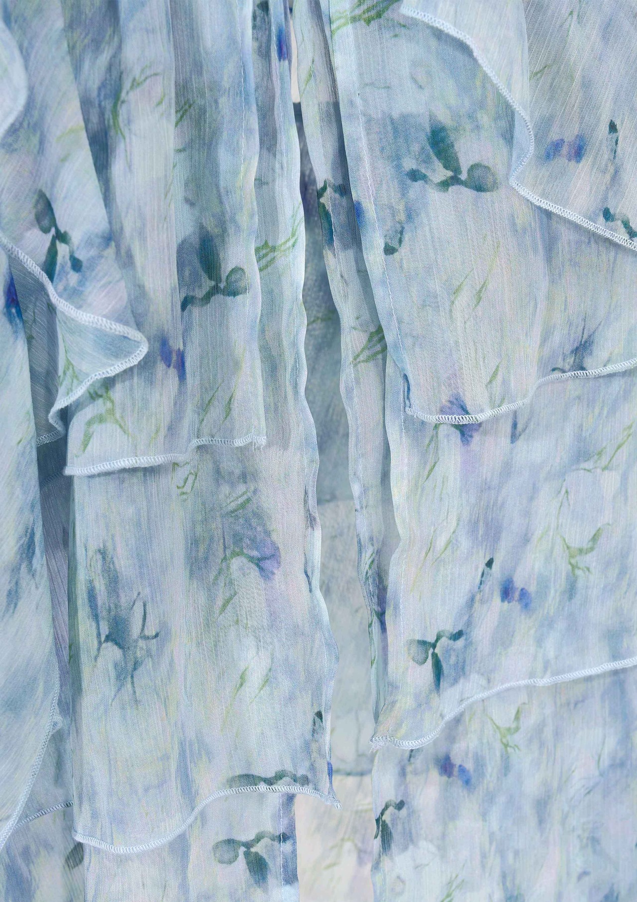 Watercolor Ruffle Dress