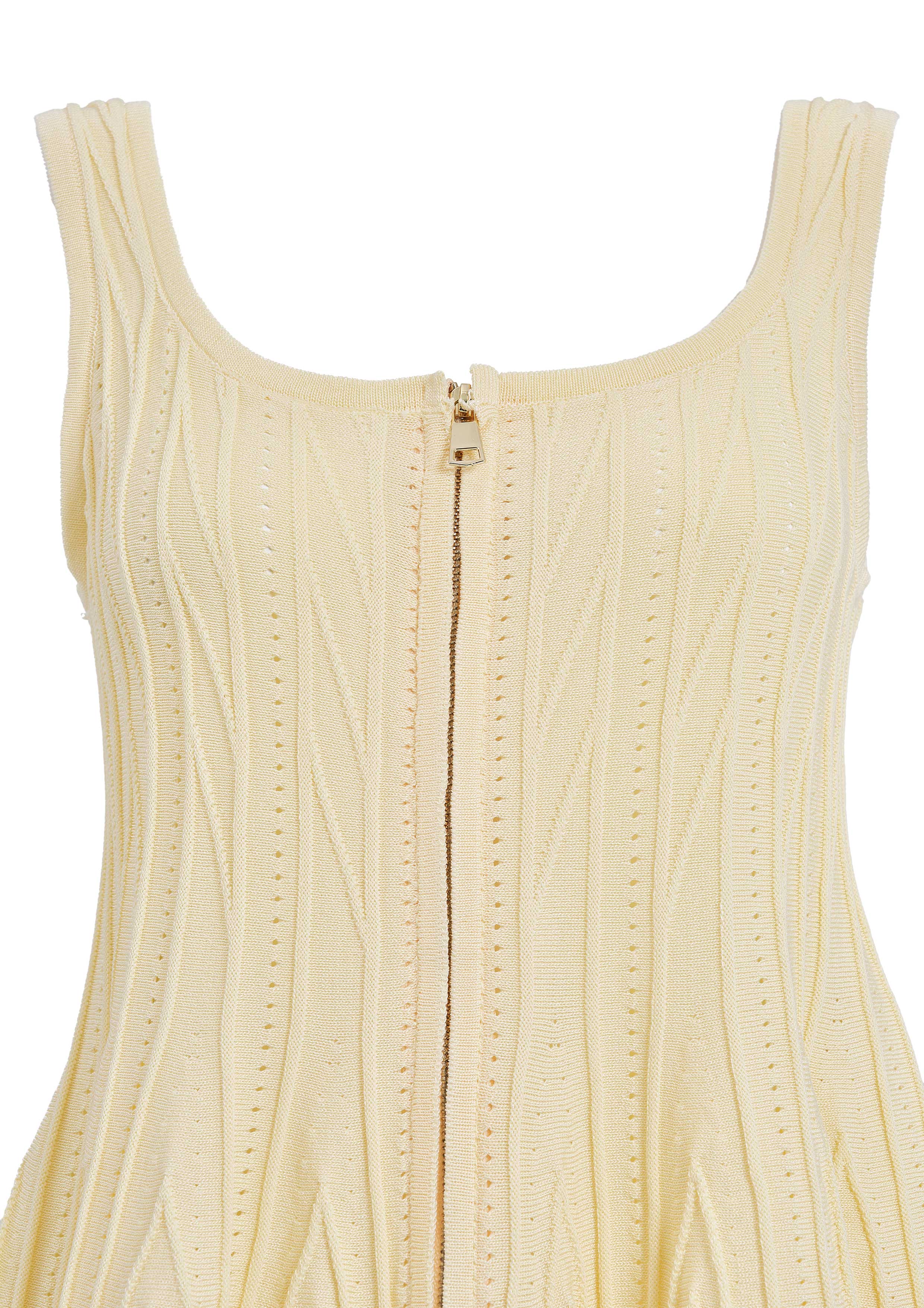 【JOUR by Crayme,】Emboss Peplum Knit