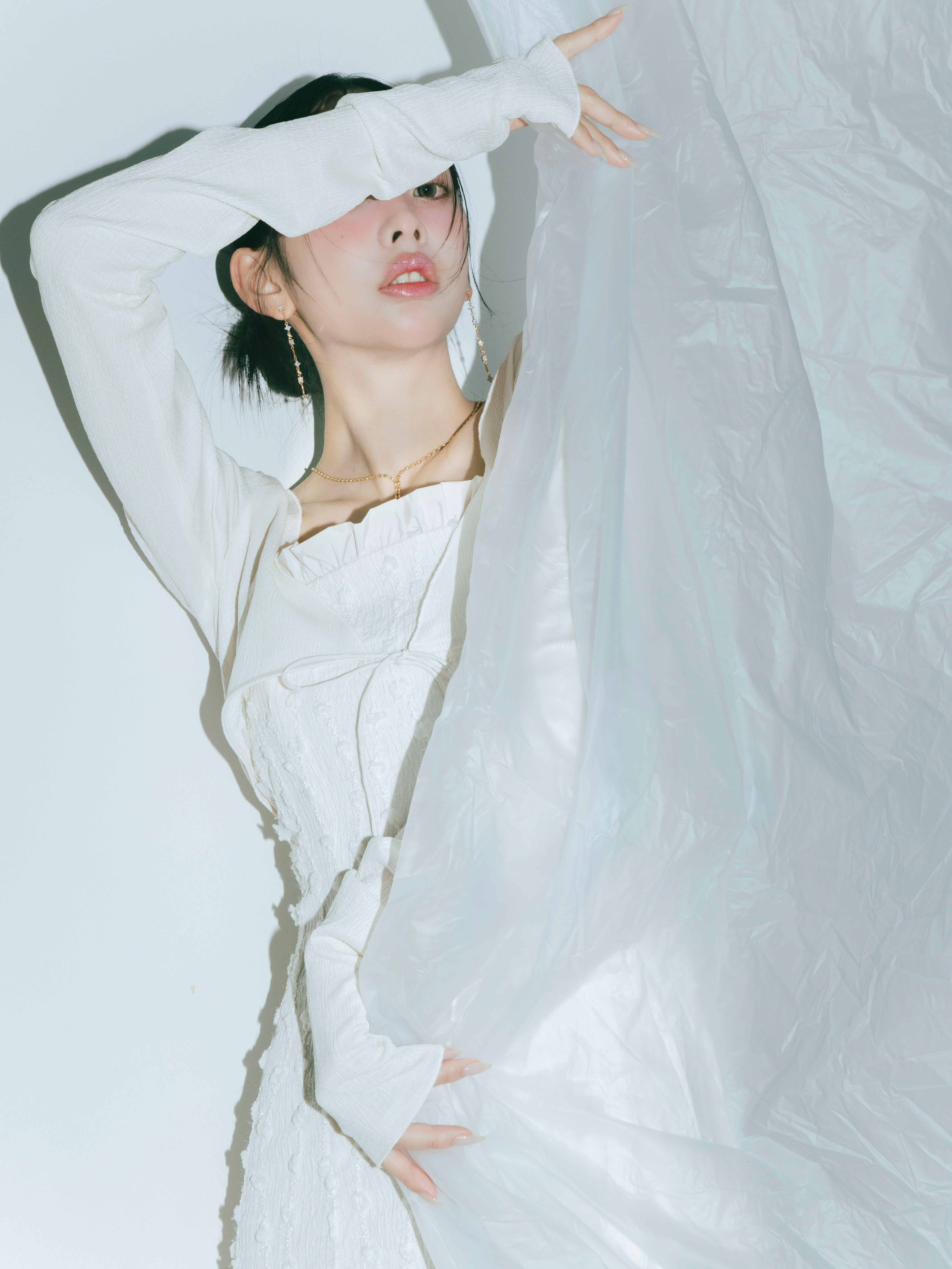 Whip Frill Fringe Dress Set