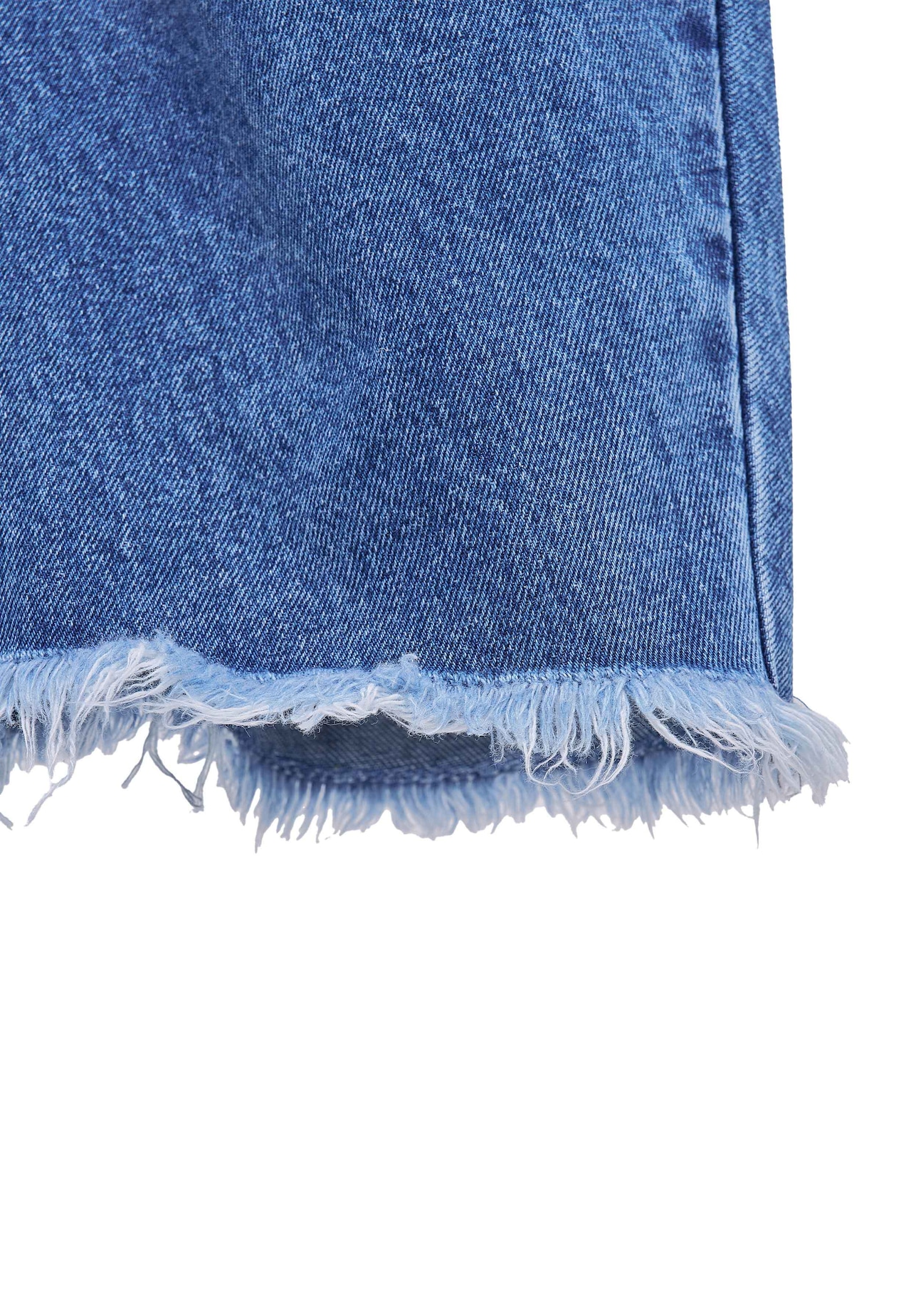 Slit Barrel Denim Pants