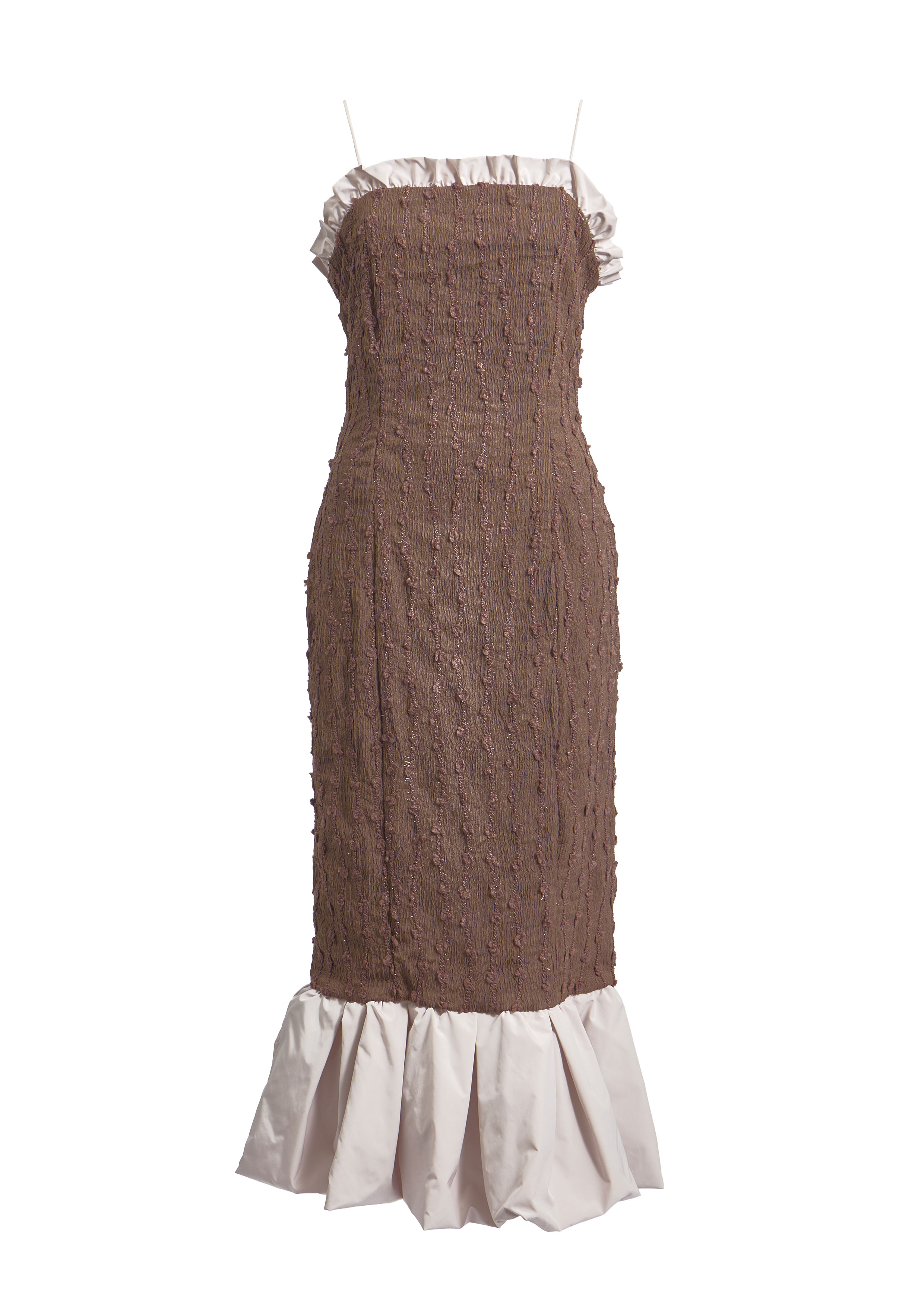 Whip Frill Fringe Dress Set