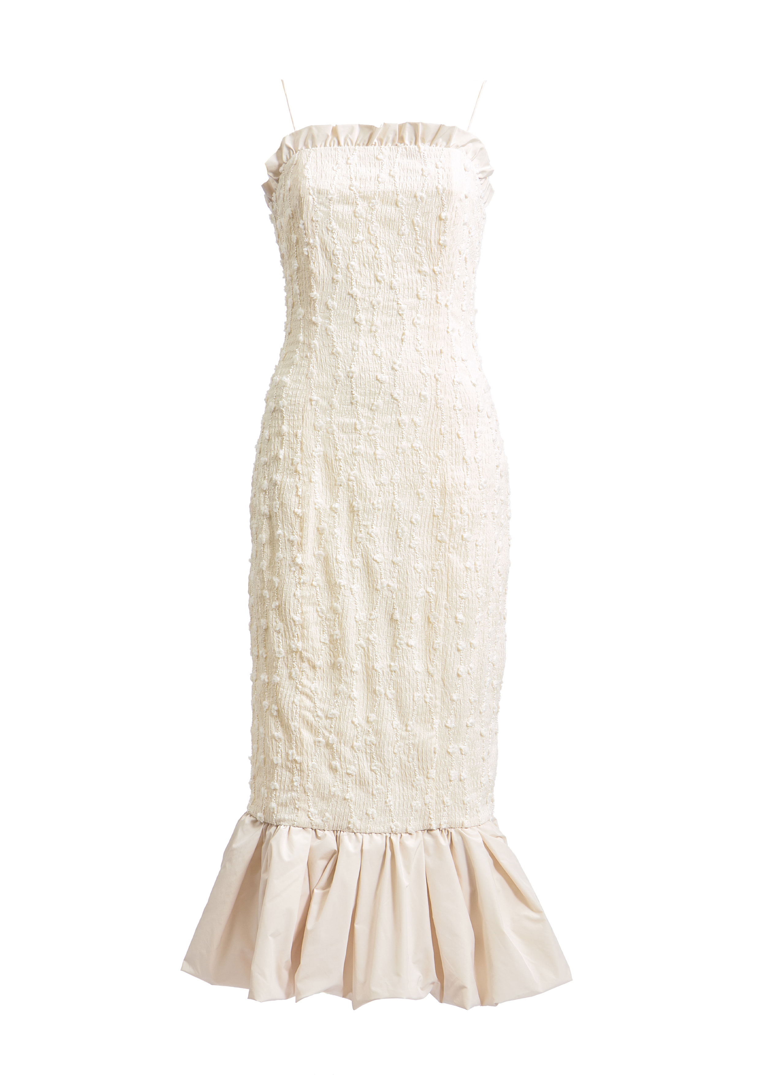 Whip Frill Fringe Dress Set