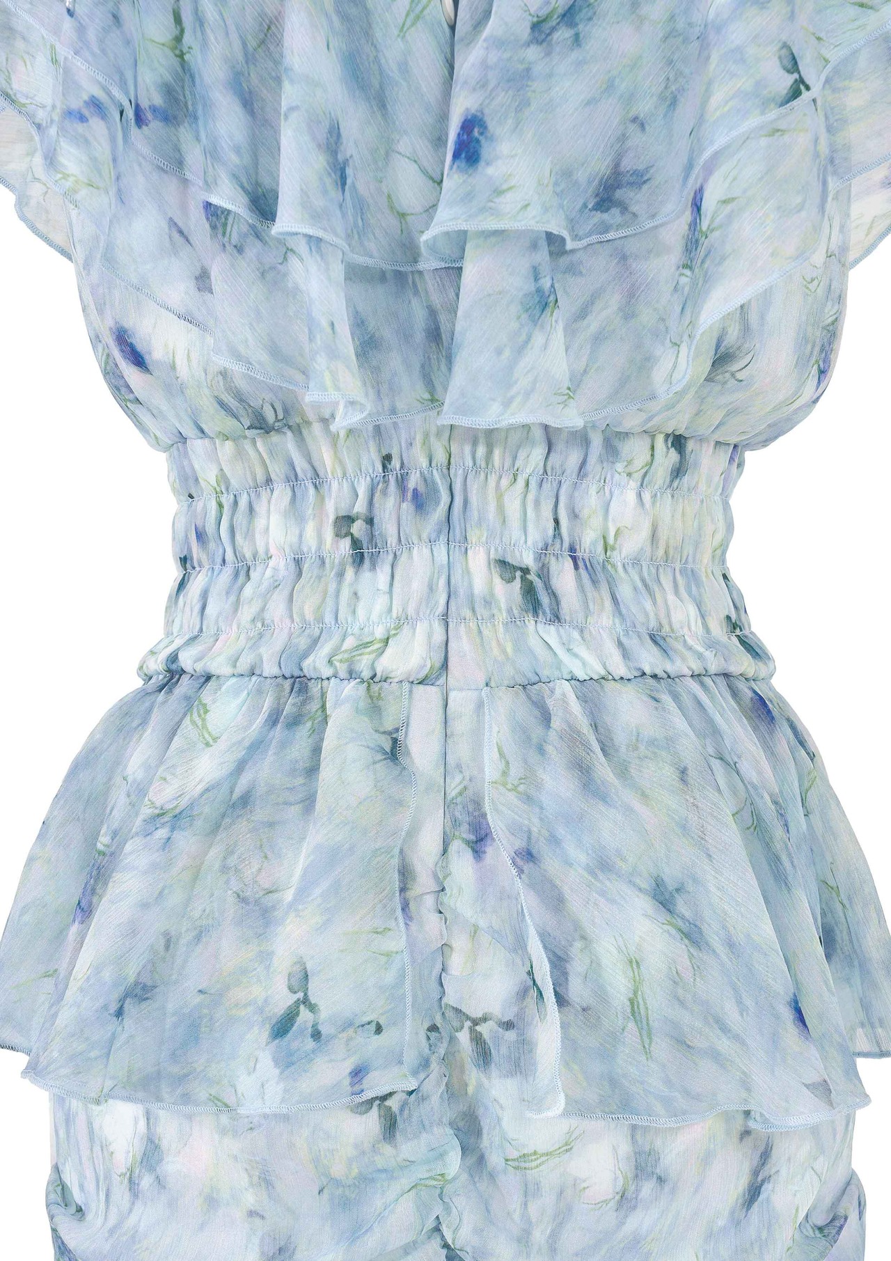 Watercolor Ruffle Dress