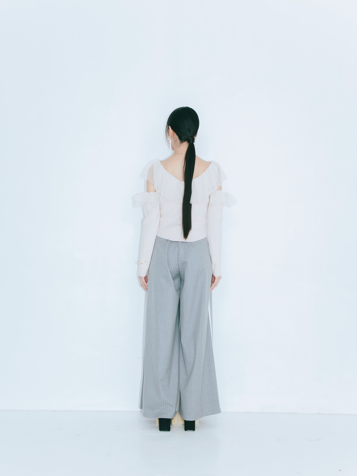 【JOUR by Crayme,】Fairy Frill Knit