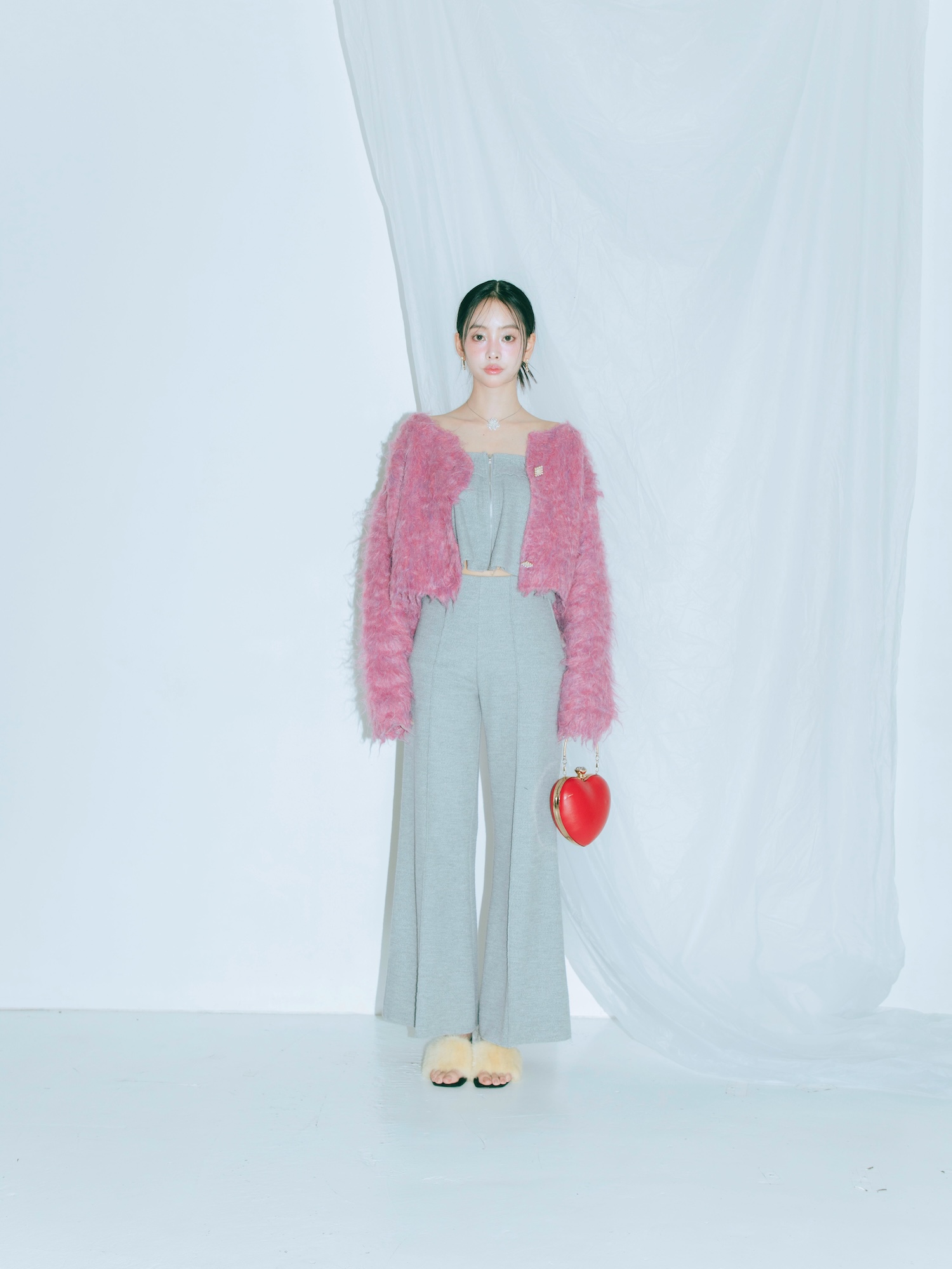 2way Skirt Layered Pants