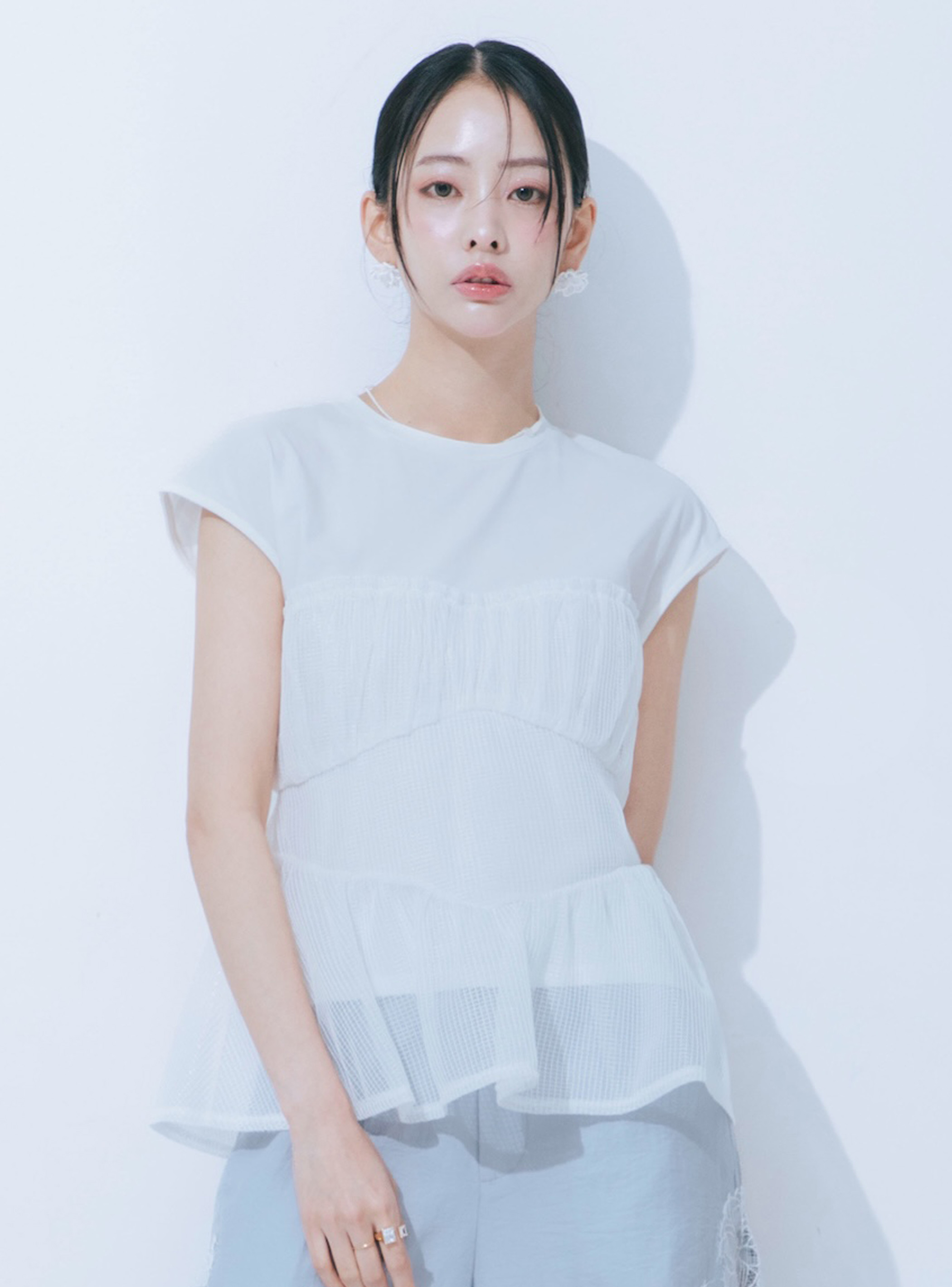 【JOUR by Crayme,】Airy Cool Bistier Tops