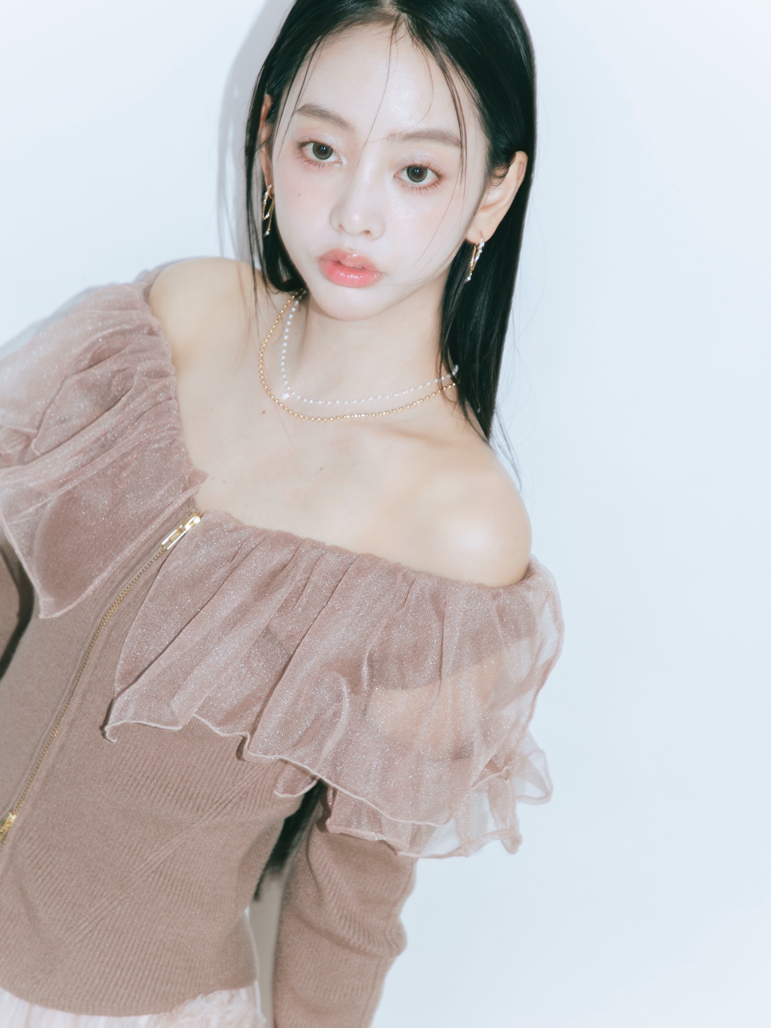 【JOUR by Crayme,】Fairy Frill Knit