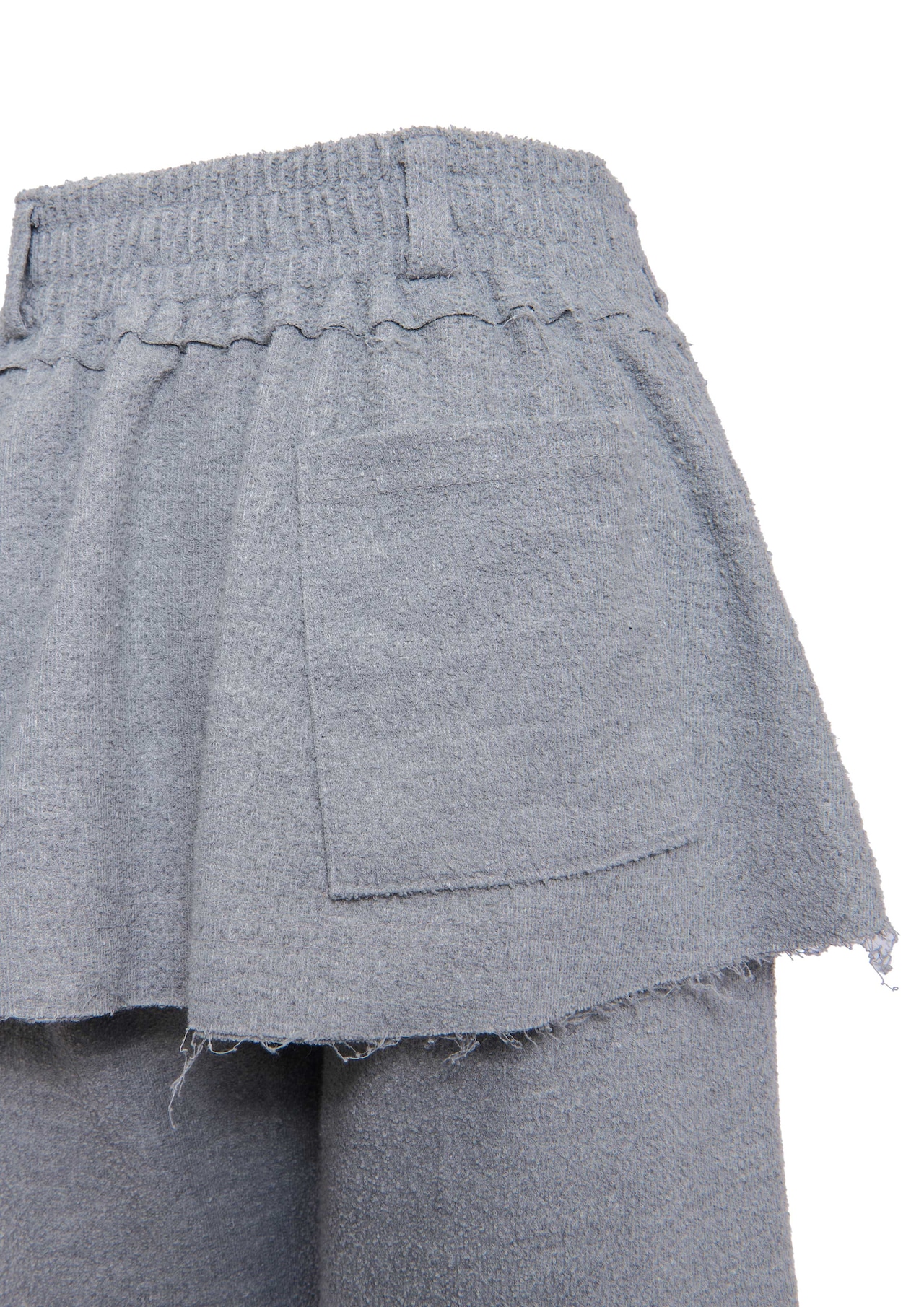 2way Skirt Layered Pants