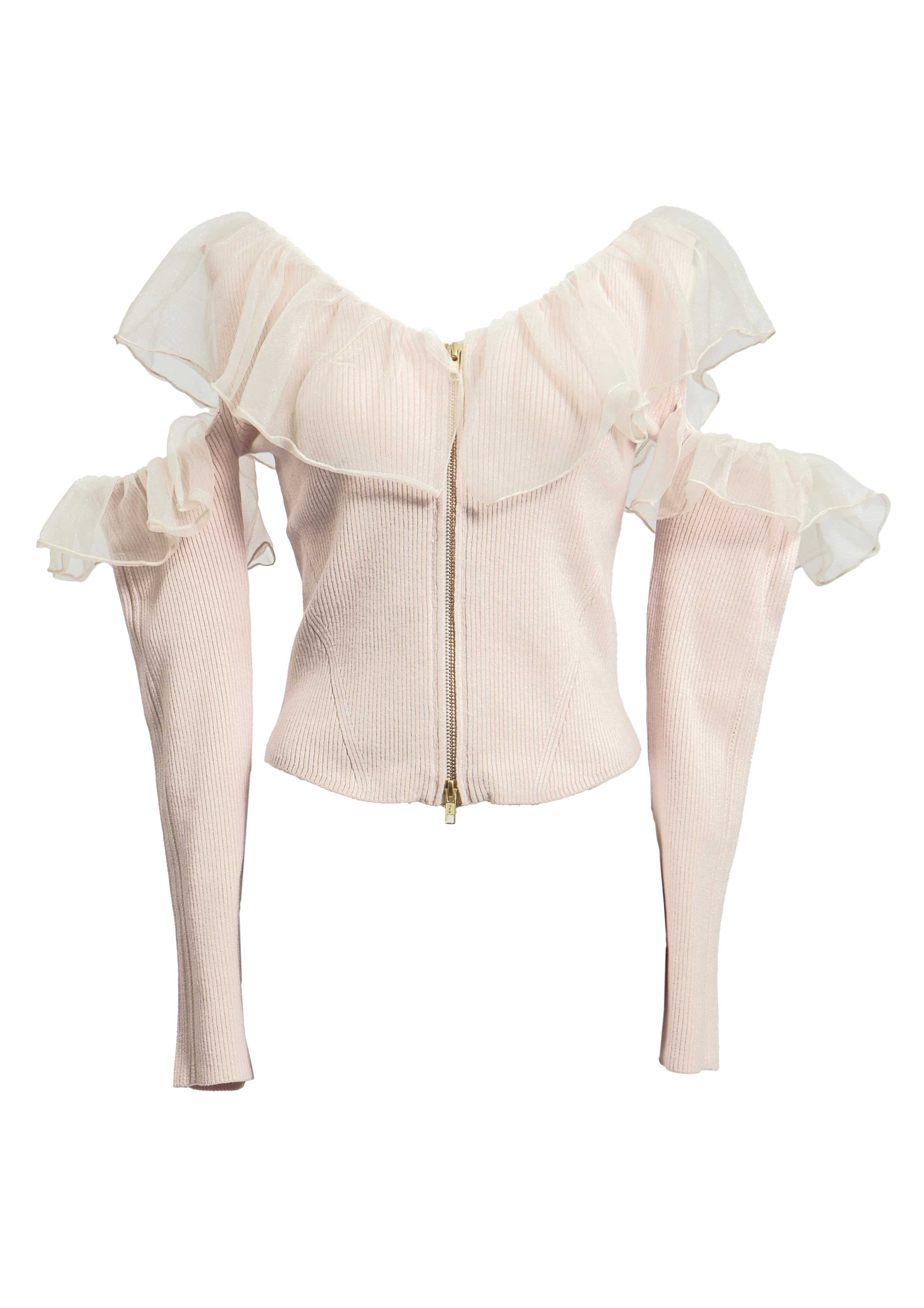 【JOUR by Crayme,】Fairy Frill Knit