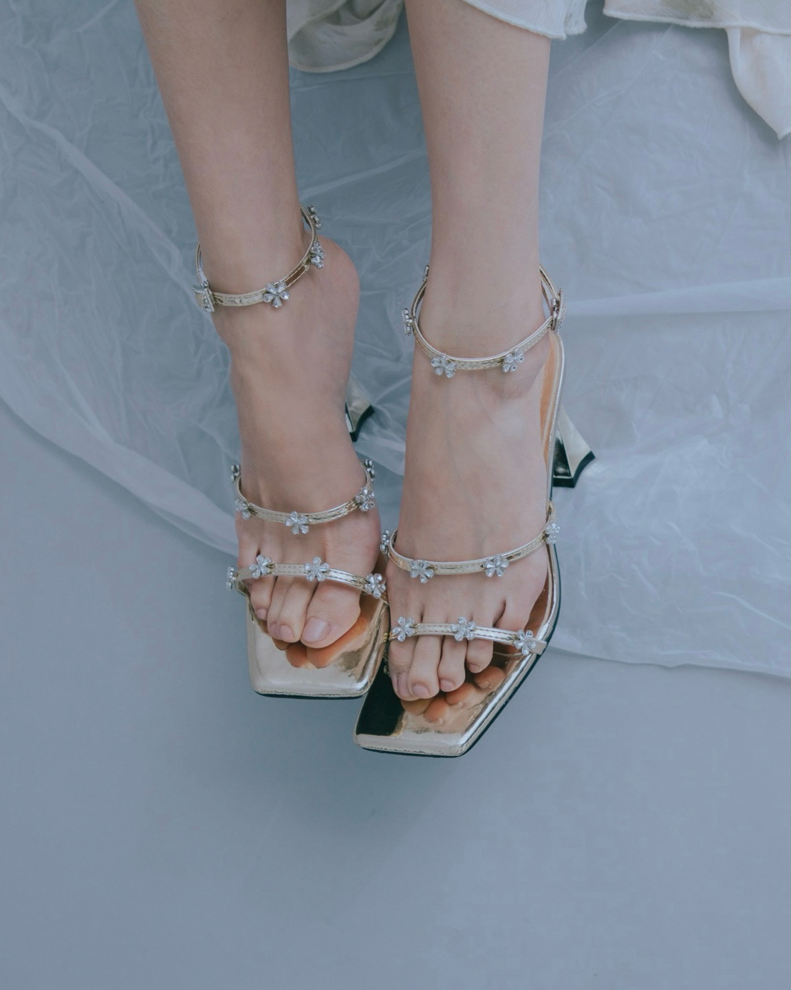 Flower Bijou Sandals