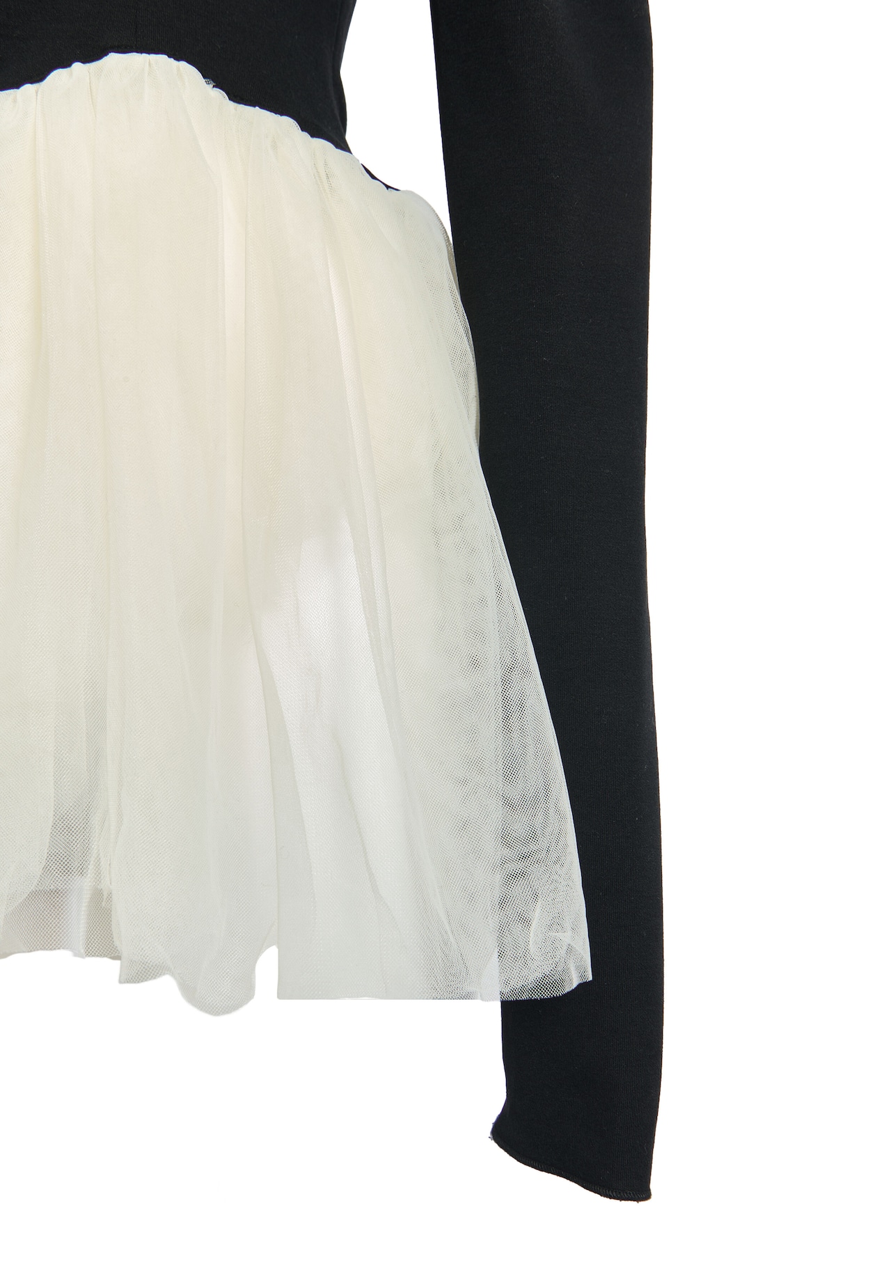 Peplum Tulle Bustier Tops