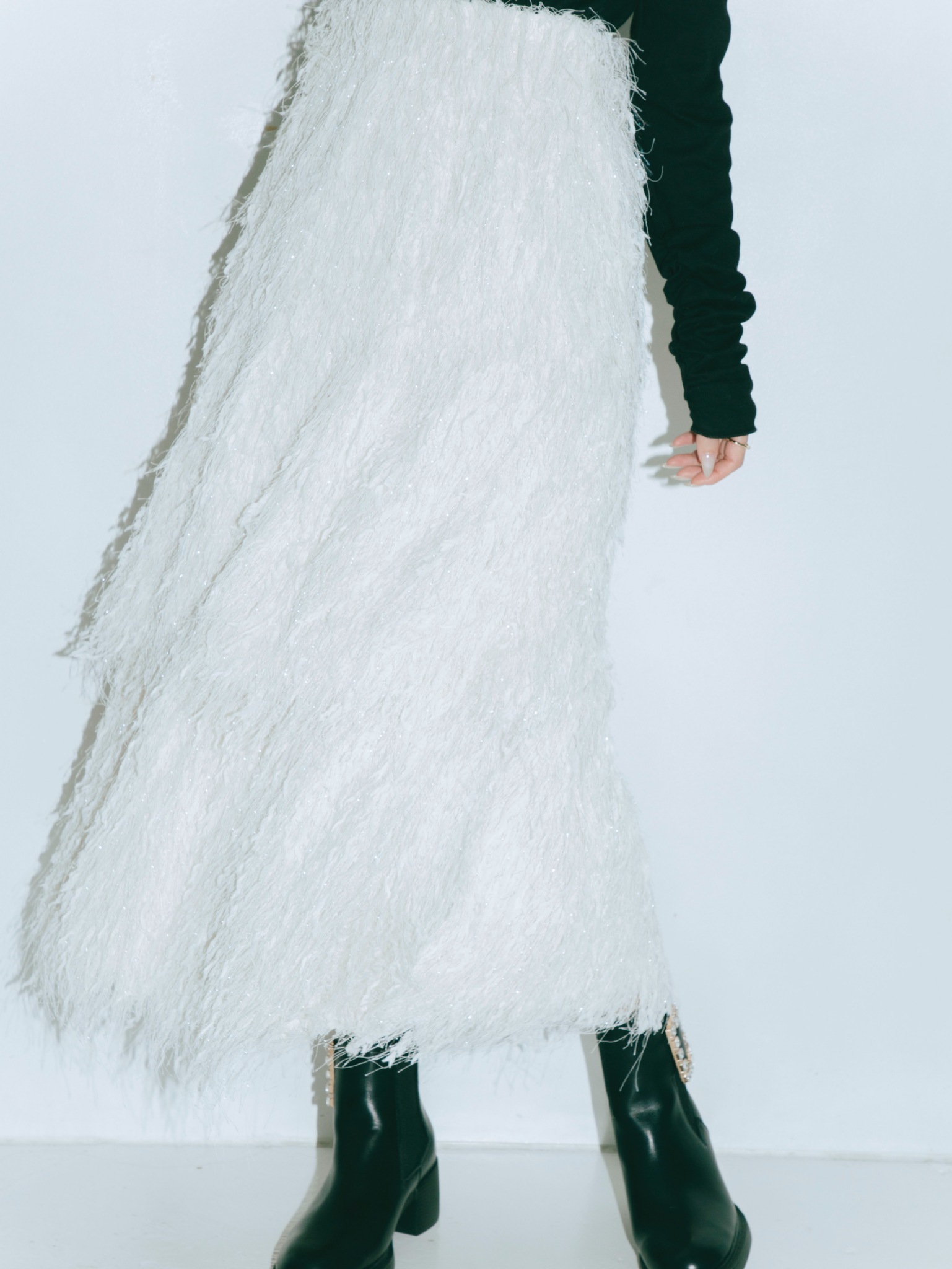 Volume Feather Dress