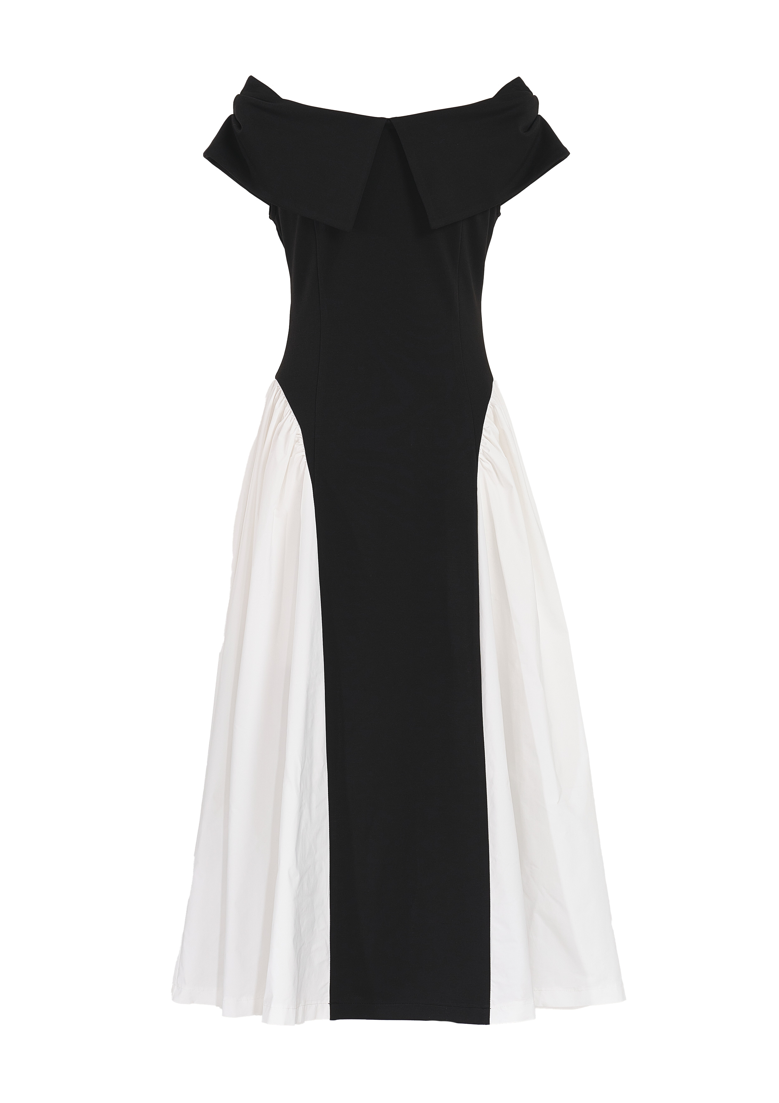 【JOUR by Crayme,】Ribbon Collar Dual Dress
