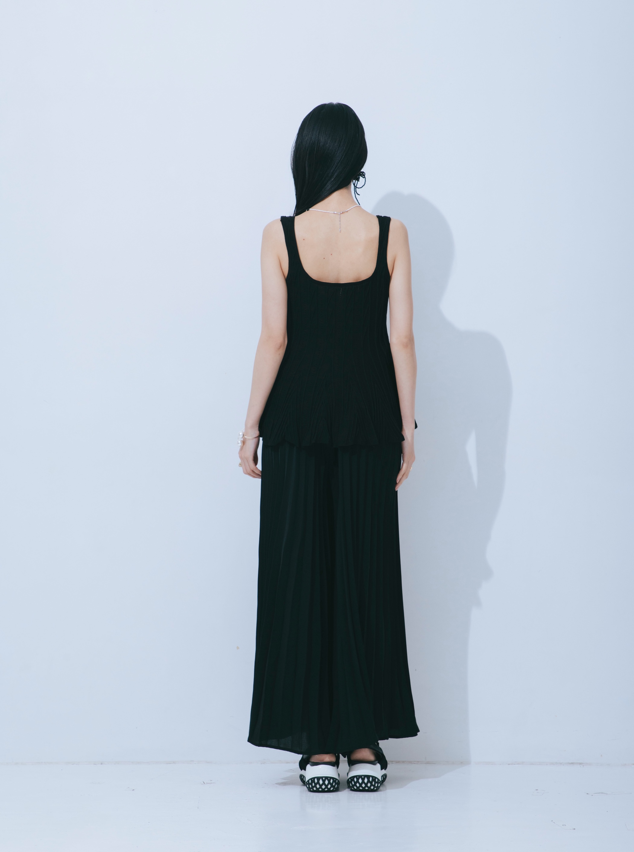 【JOUR by Crayme,】Pleats Flare Pants