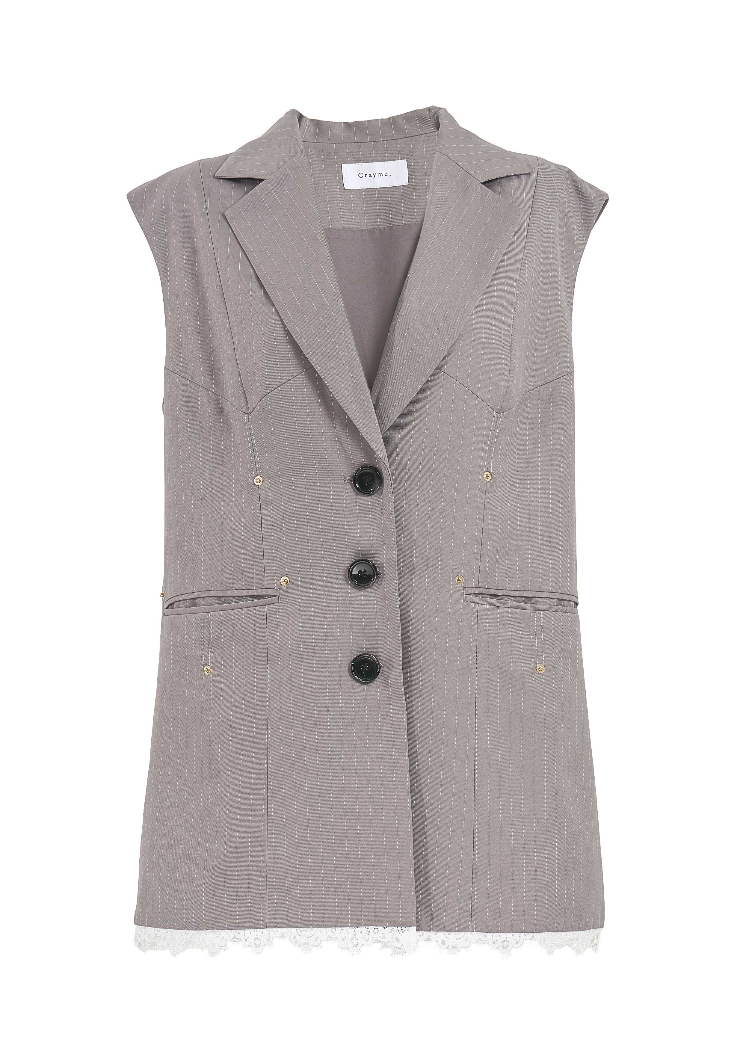 Hem Lace Gilet