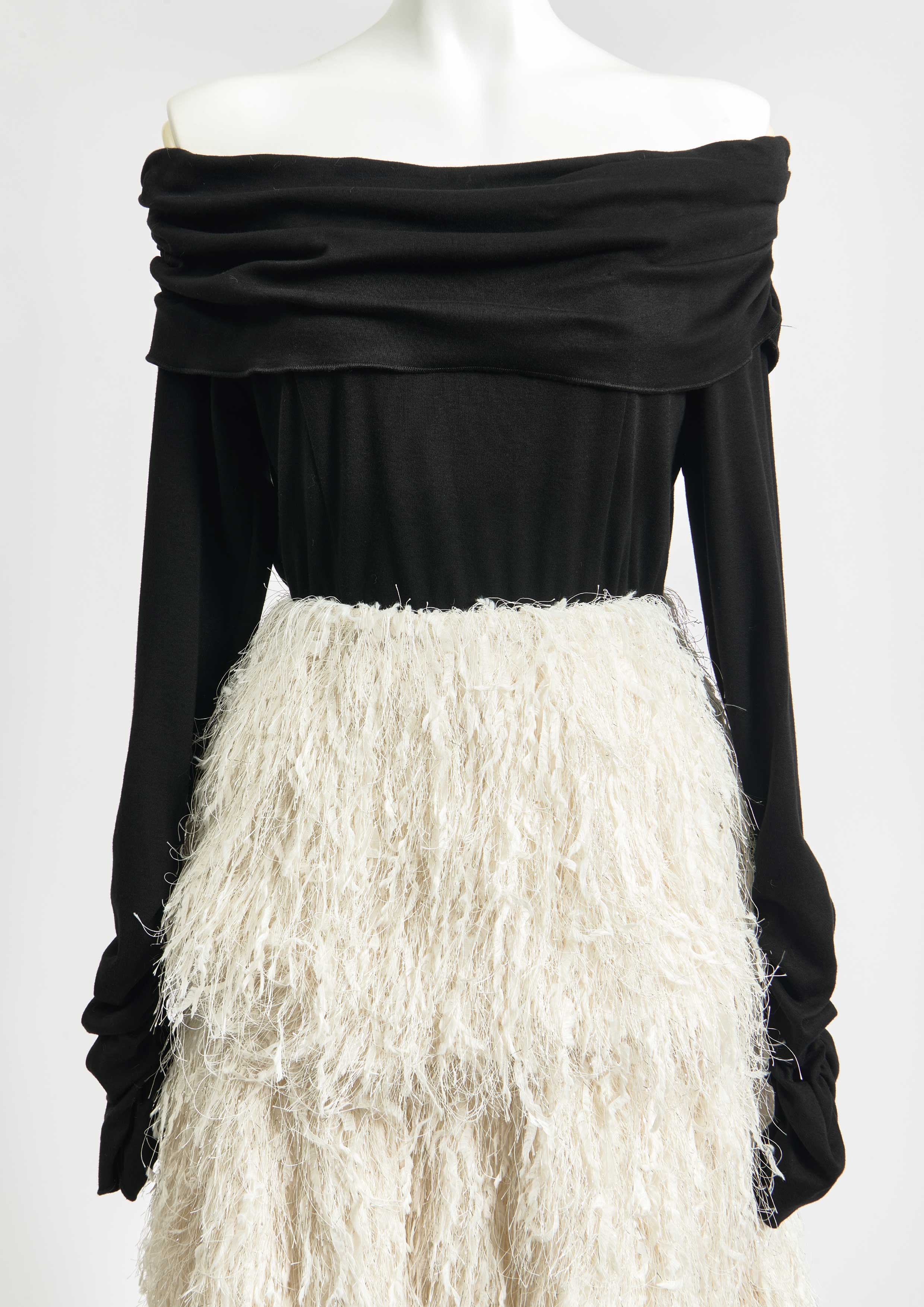 Volume Feather Dress